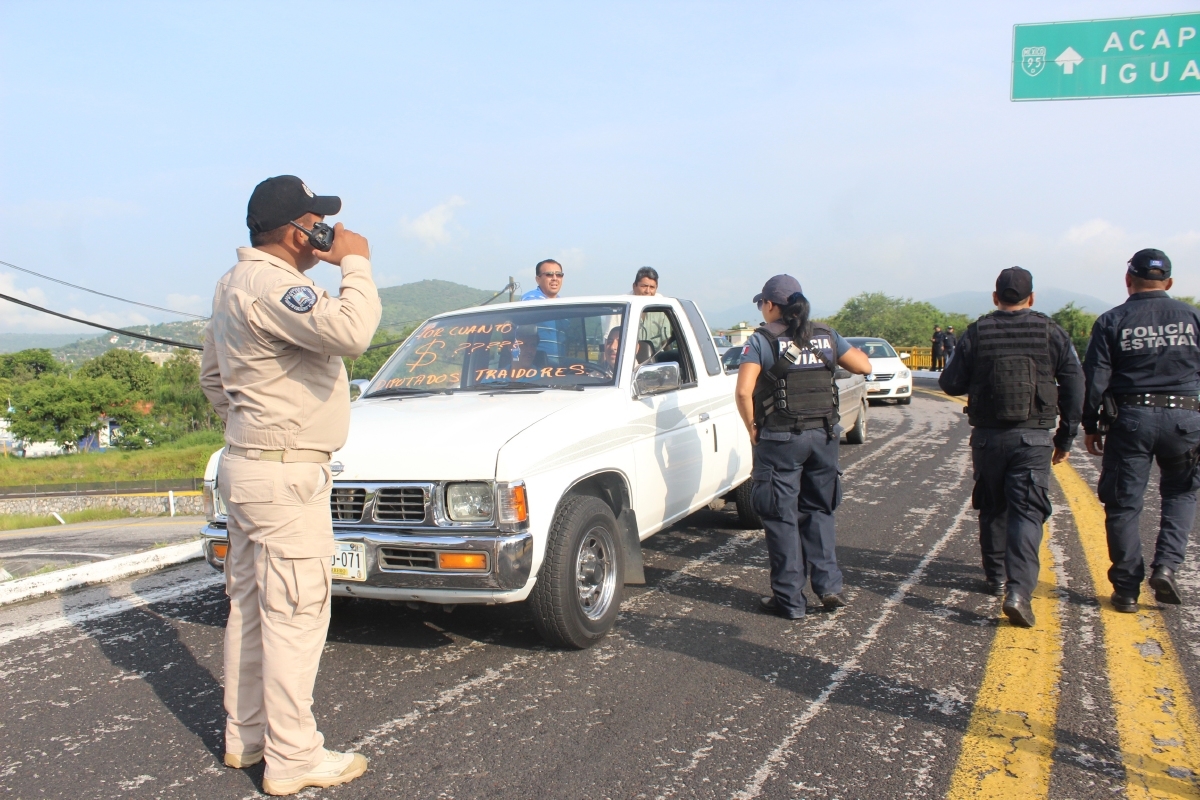 Policías de Cuernavaca apoyaron el operativo en Xochitepec