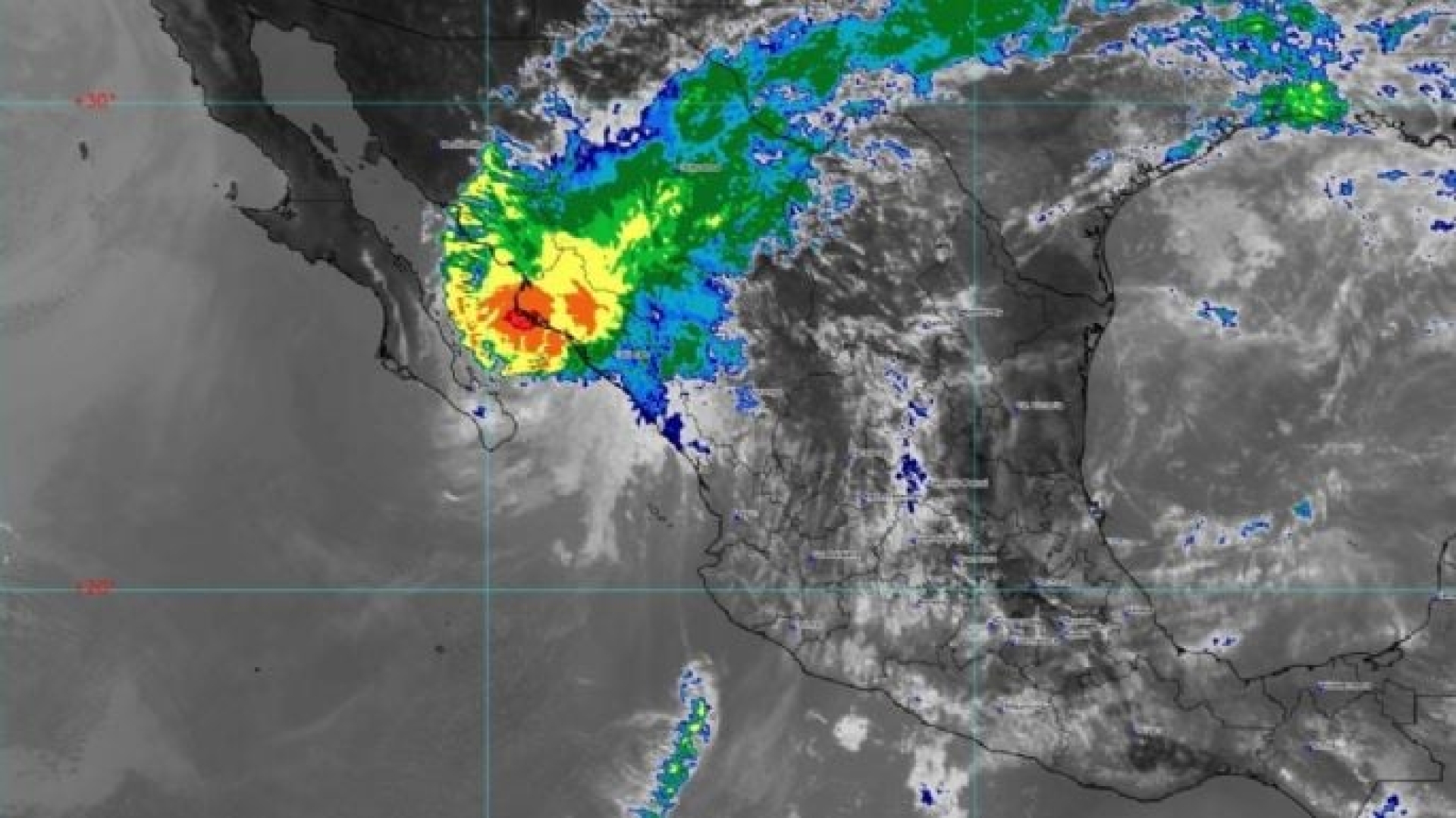 'Norma' se degrada a tormenta tropical