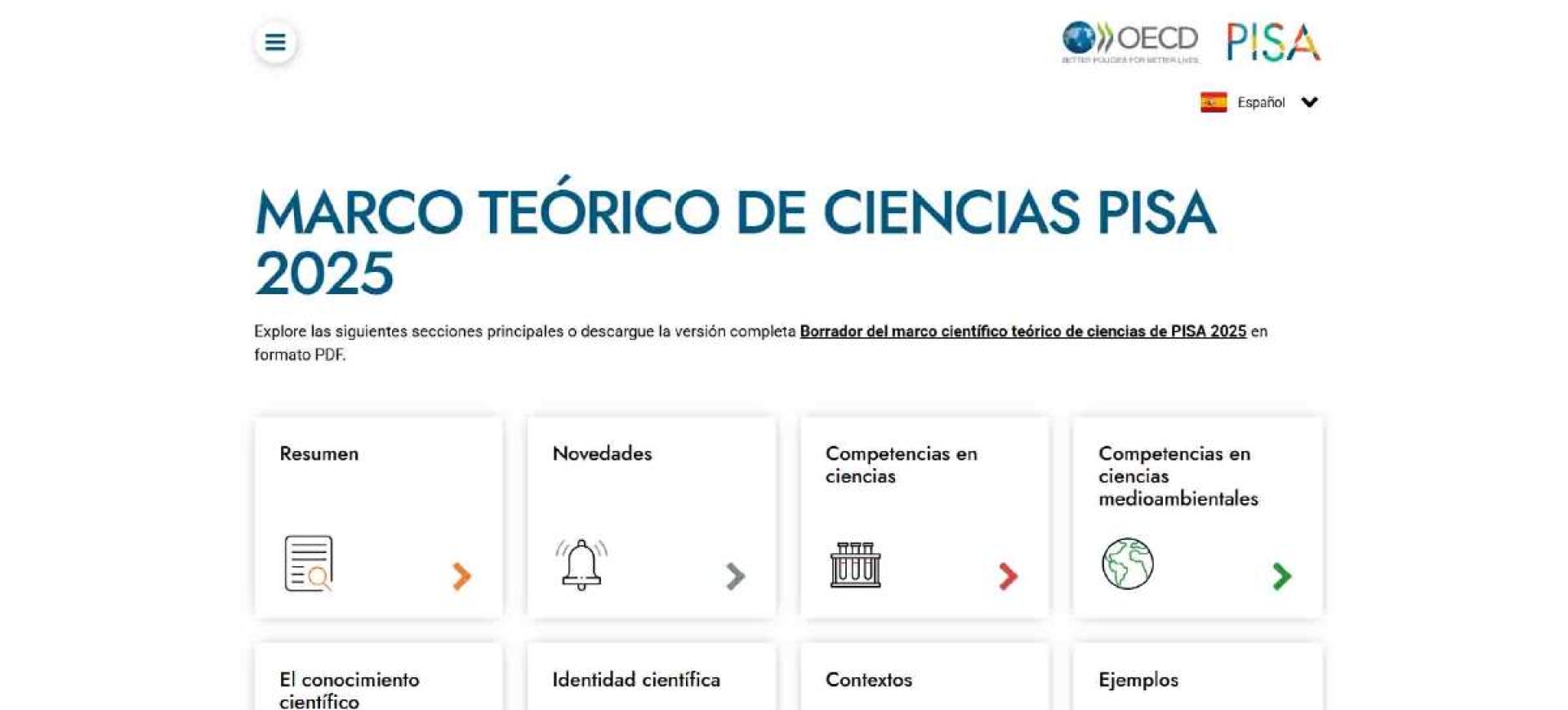 Inició la aplicación de la prueba PISA