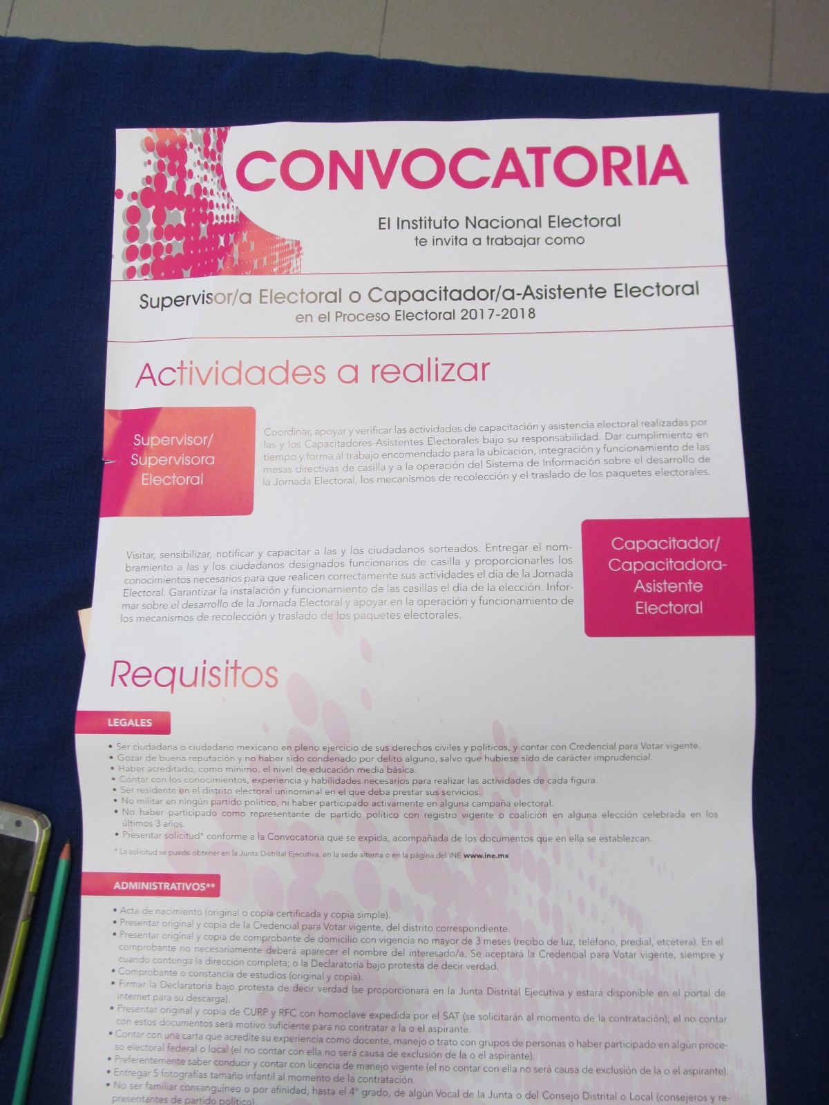 Convoca INE a ciudadanos a participar como capacitadores