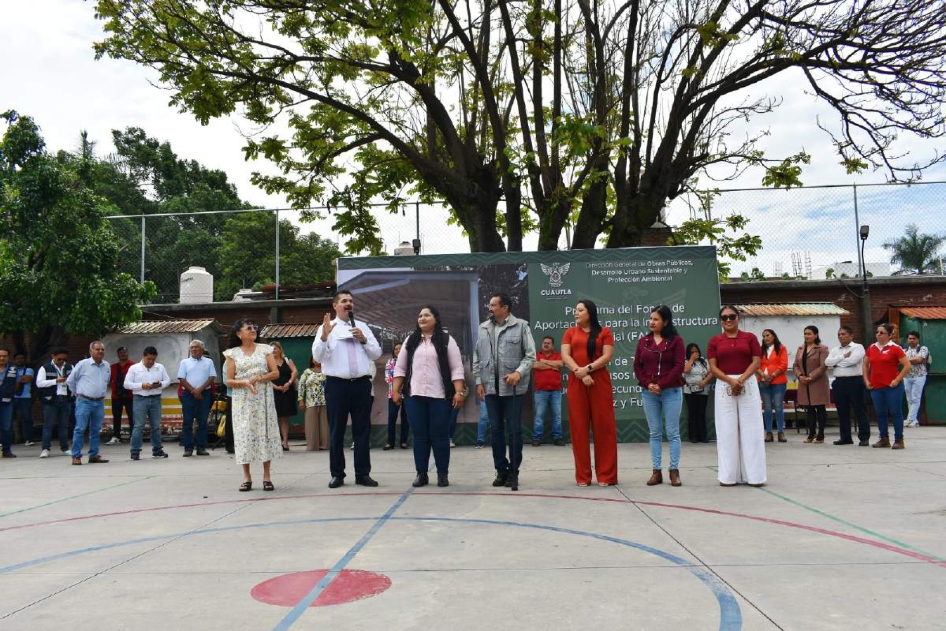 La Telesecundaria 'Lic. Álvaro Gálvez y Fuentes' contará con nueva techumbre