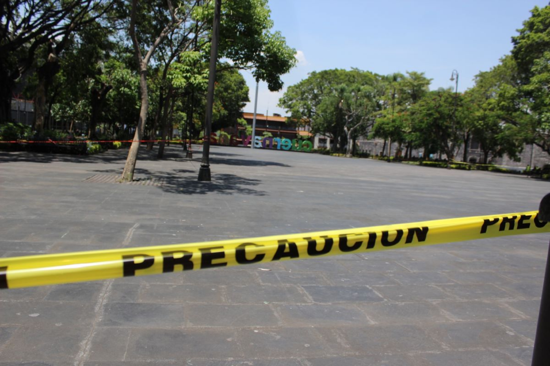 La plaza de armas, libre de roedores