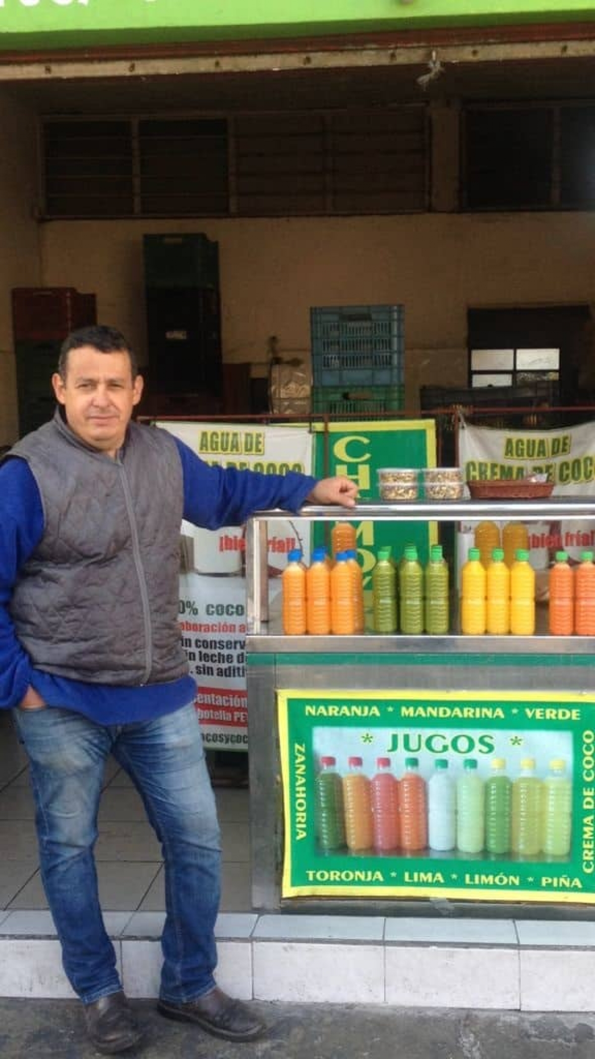 “La gente sigue comprando jugos”