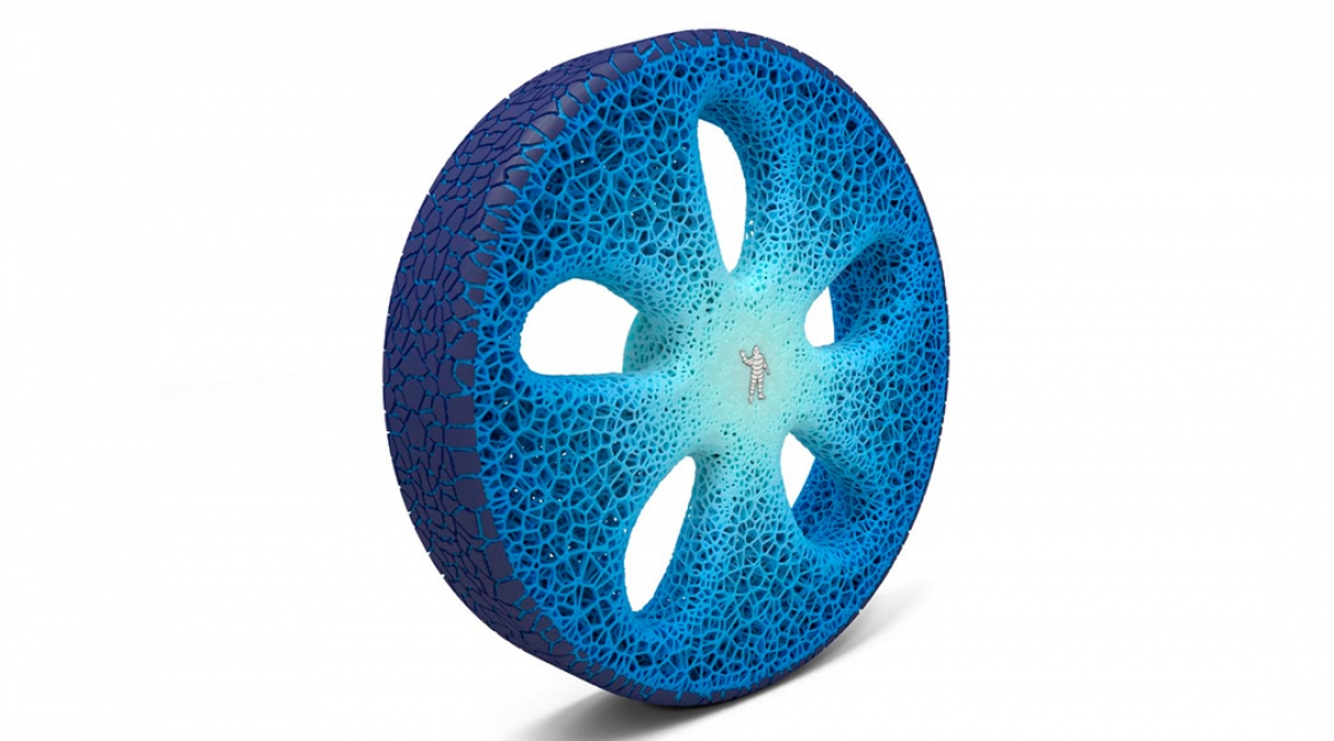 Michelin quiere crear la llanta del futuro: sin aire y con impresión 3D