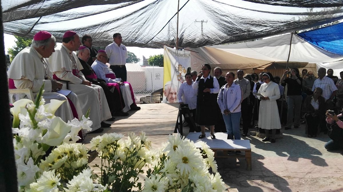 Visita nuncio apostólico colonia Emiliano Zapata de Jojutla