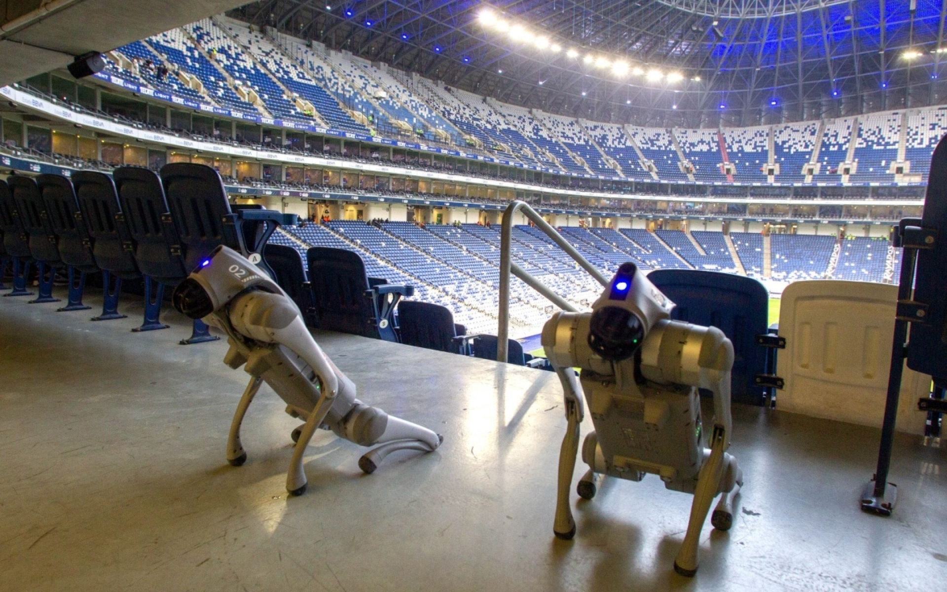Perros robot reforzarán vigilancia en el Mundial 2026 en Nuevo León