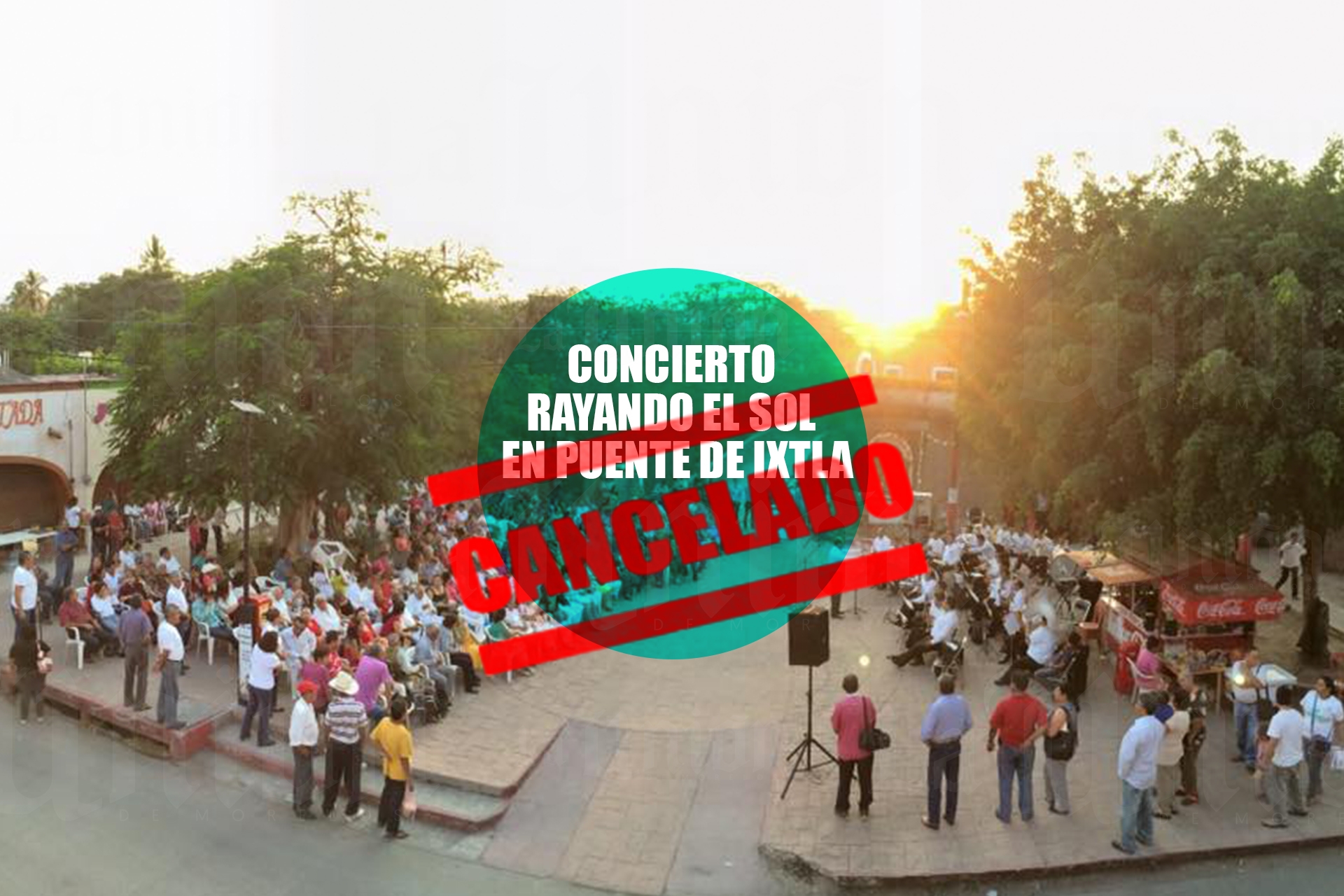 Cancelan concierto “Rayando el Sol” en Puente de Ixtla