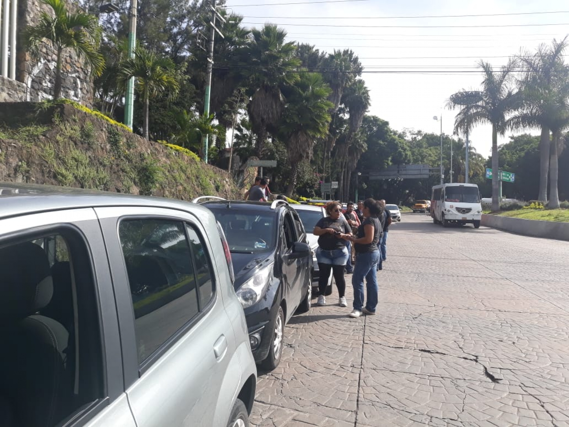 Protestan choferes de Uber en Cuernavaca