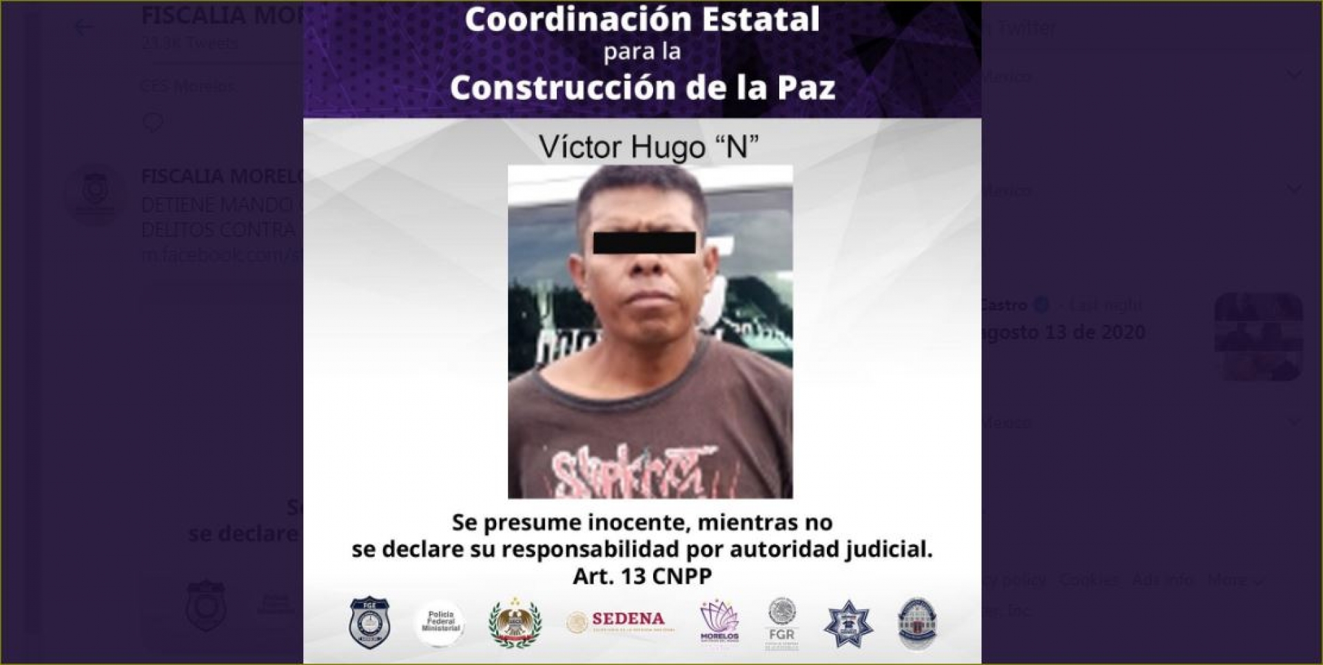 Lo descubrieron en posesión de “cristal”