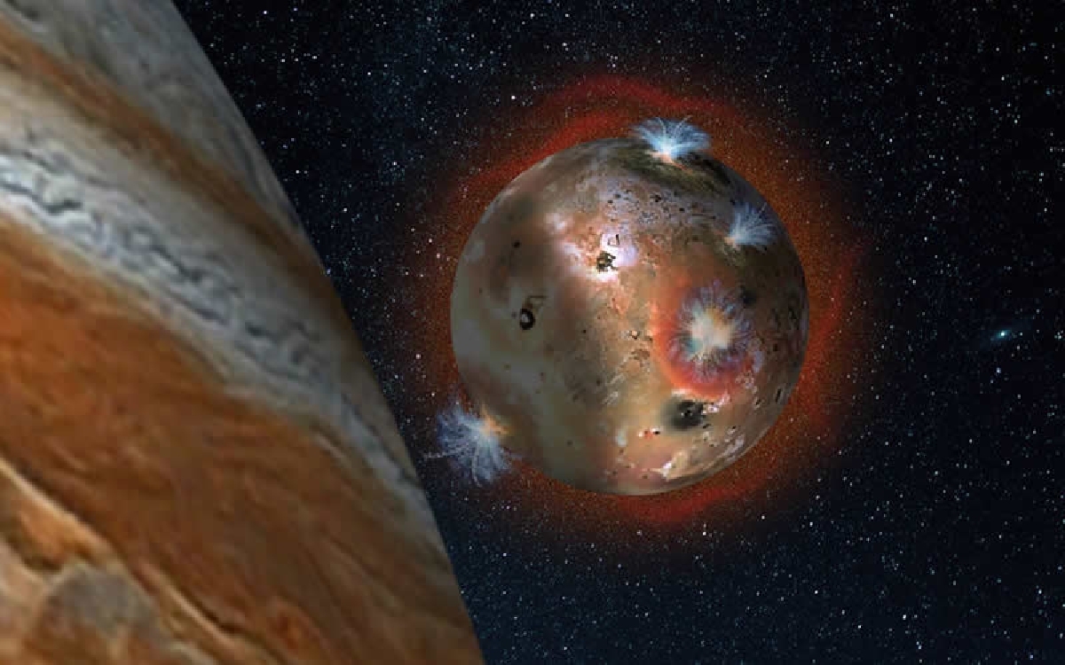 Observan el colapso de la atmósfera de Io, la luna volcánica de Júpiter