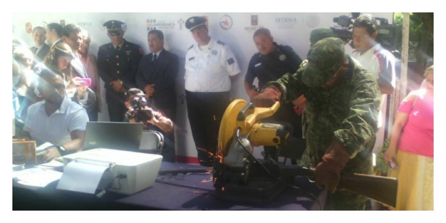 Da inicio en Cuernavaca el Programa de Registro y Canje de Armas 2015