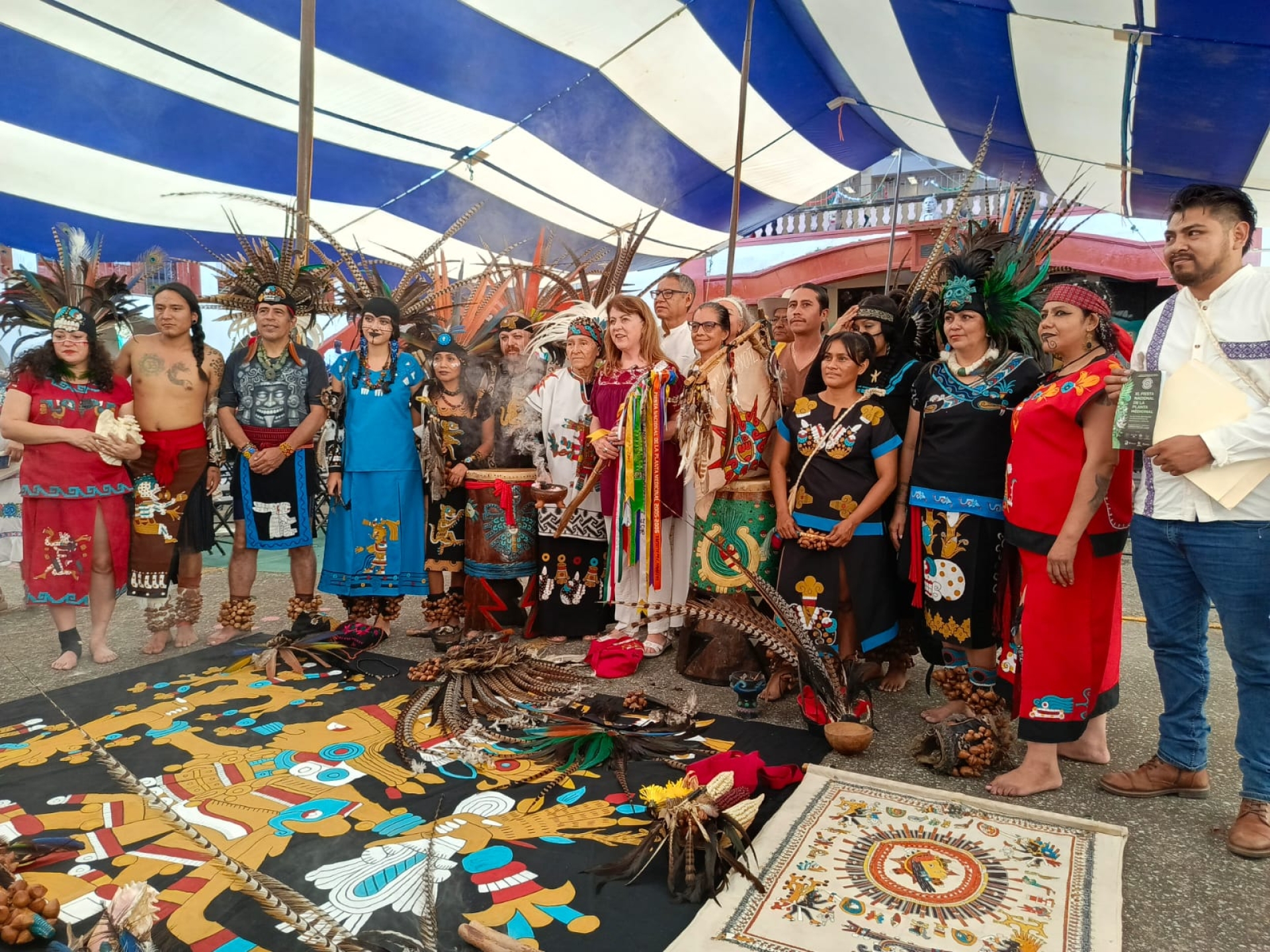 Inauguran gobernadora electa y alcalde capitalino 'XL Fiesta Nacional de la Planta Medicinal'