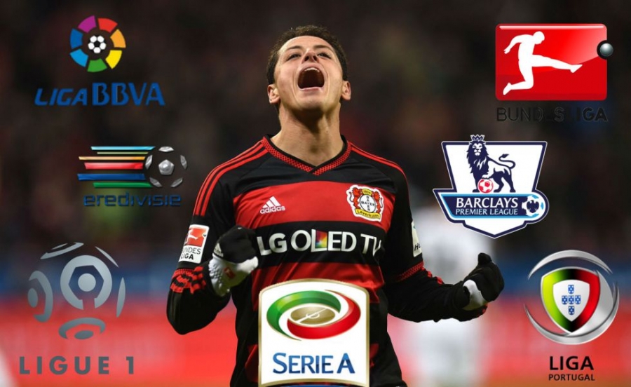 Chicharito, uno de los mayores goleadores de Europa