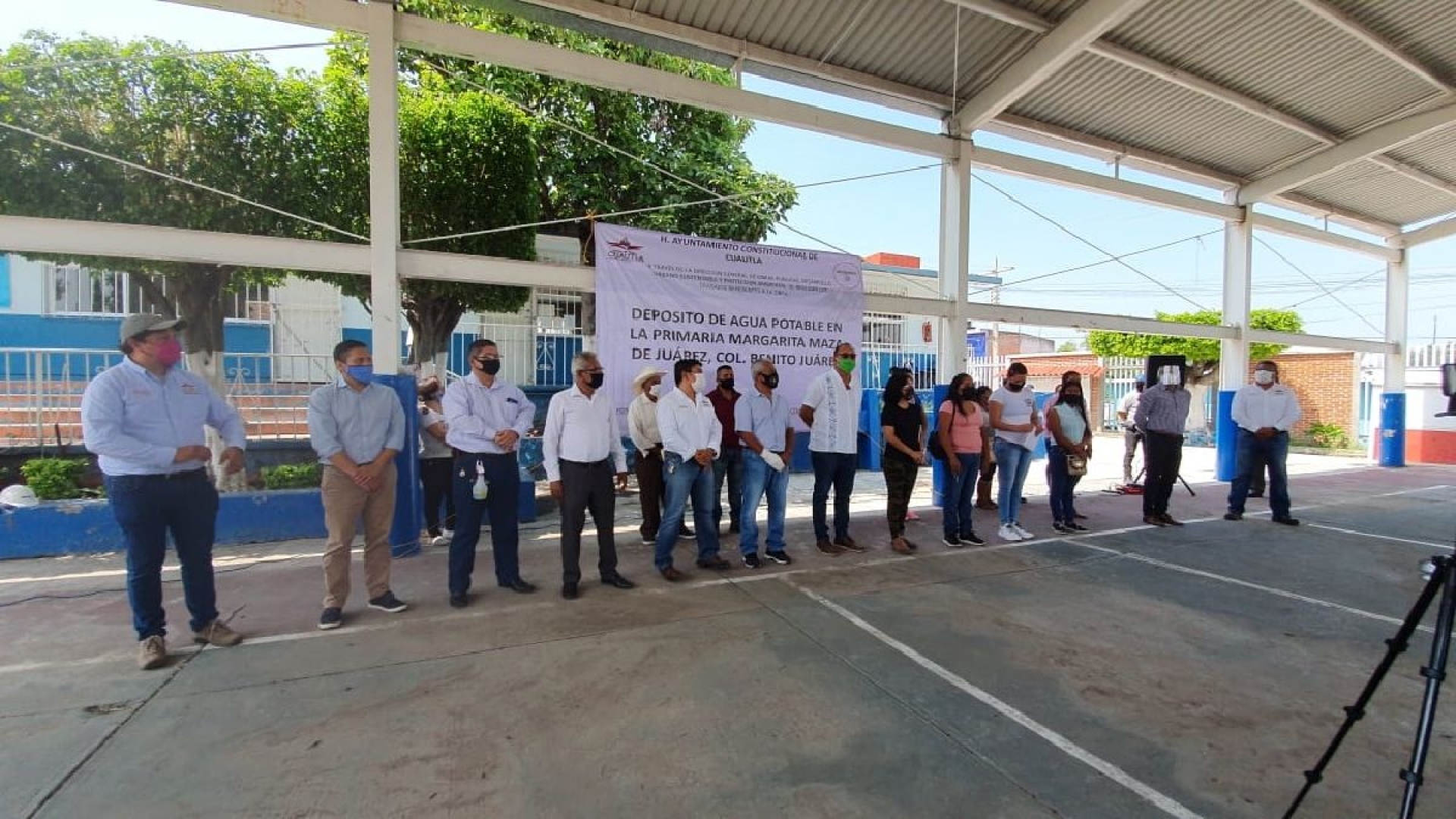 Ponen en marcha obra pública en tres colonias de Cuautla