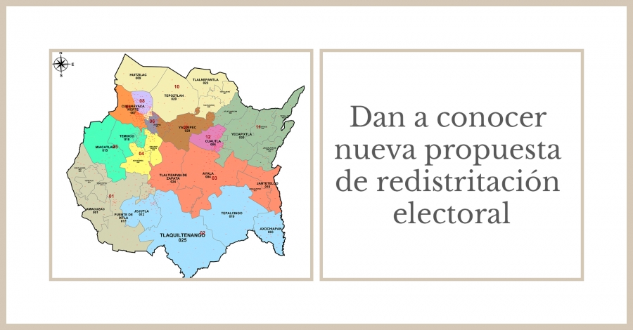 Dan a conocer nueva propuesta de redistritación electoral