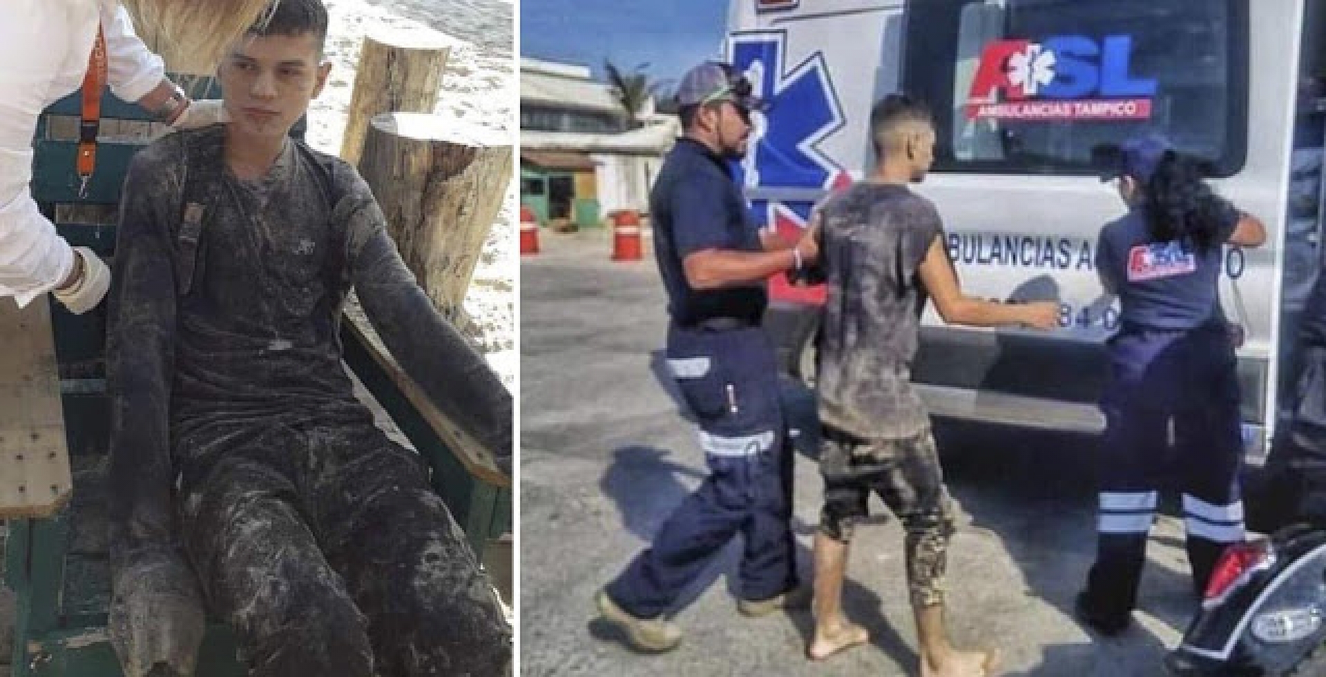 Entierran a joven en la arena durante fiesta en la playa y lo abandonan