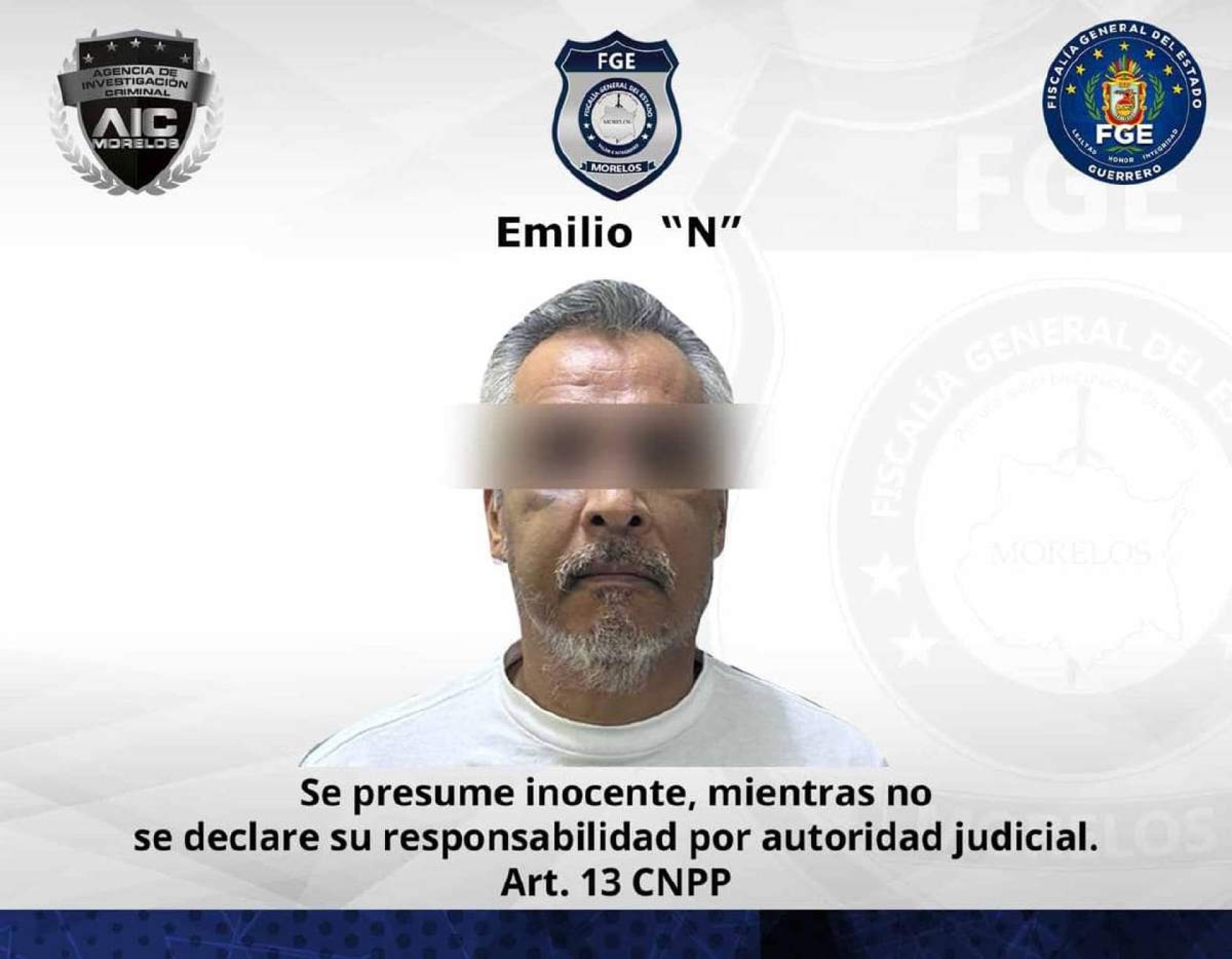 Cae en Morelos presunto agresor sexual buscado en Guerrero