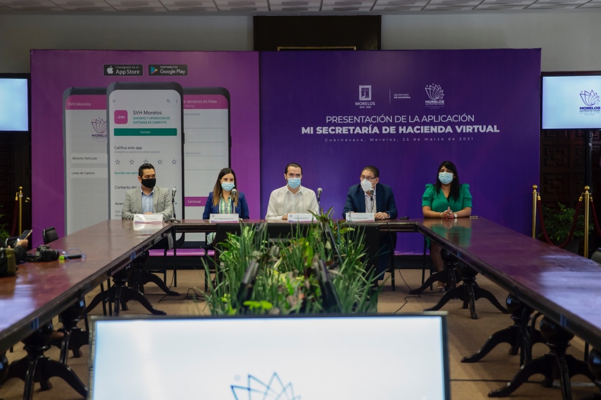 Lanza Gobierno de Morelos la aplicación 'Mi Secretaría de Hacienda virtual'