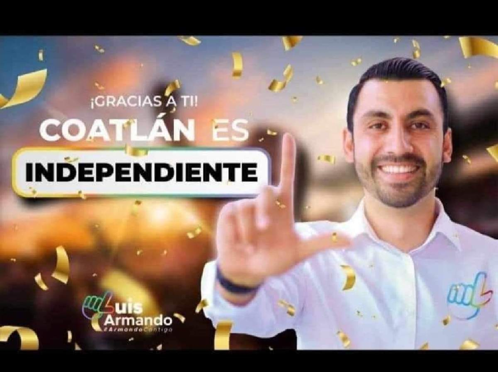 Candidato independiente, virtual ganador de la alcaldía de Coatlán