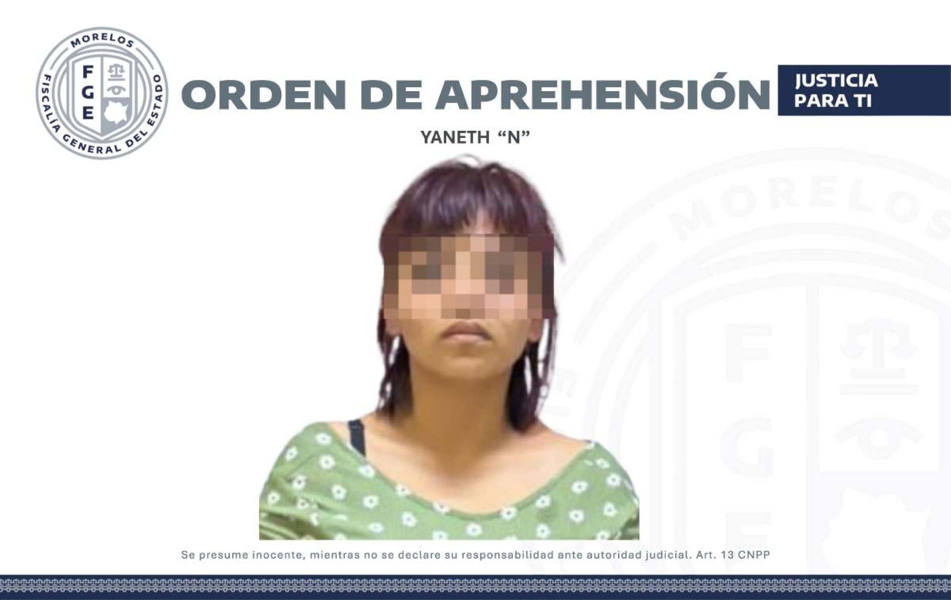Detienen a una mujer por presunto homicidio