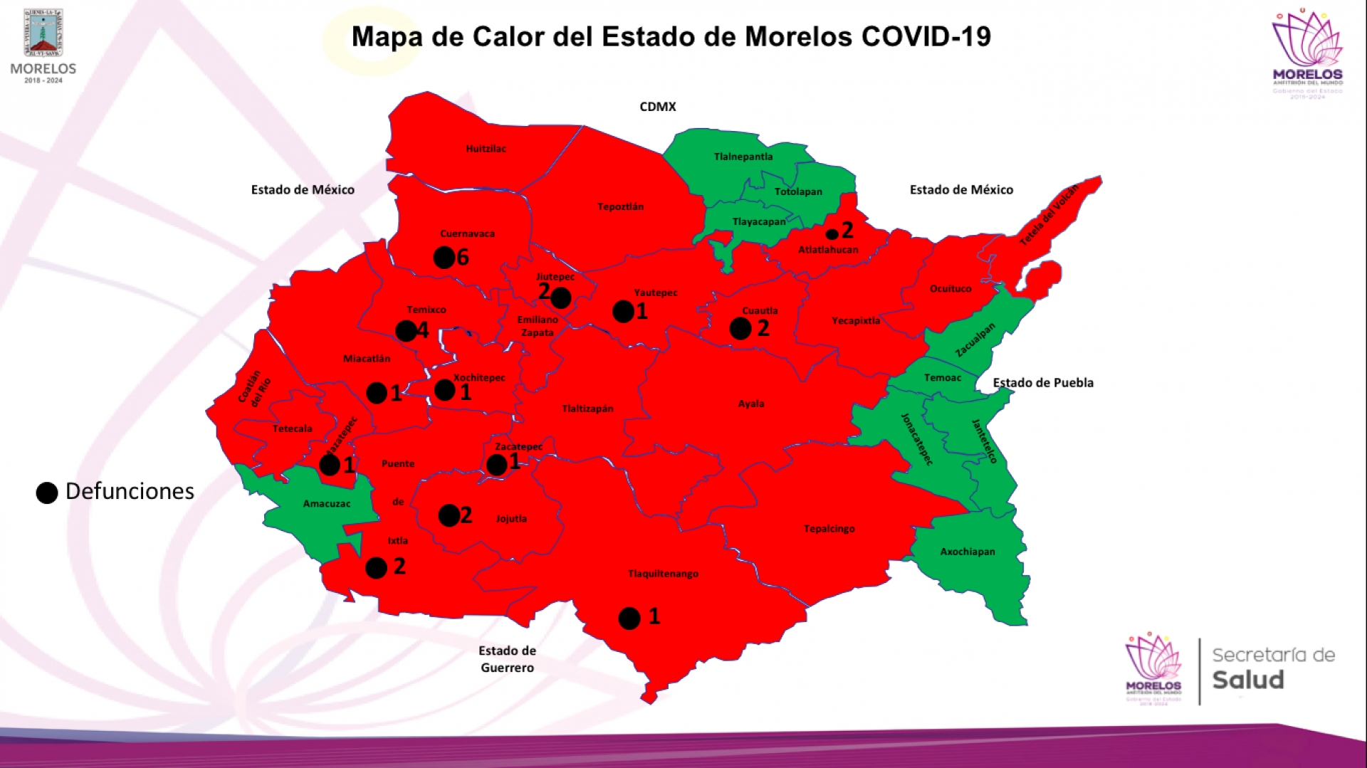 Confirmados 171 casos y 26 decesos por covid-19