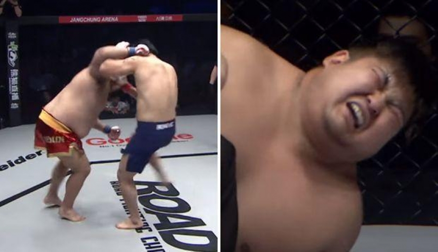 En 9 segundos acaba combate con patada en...