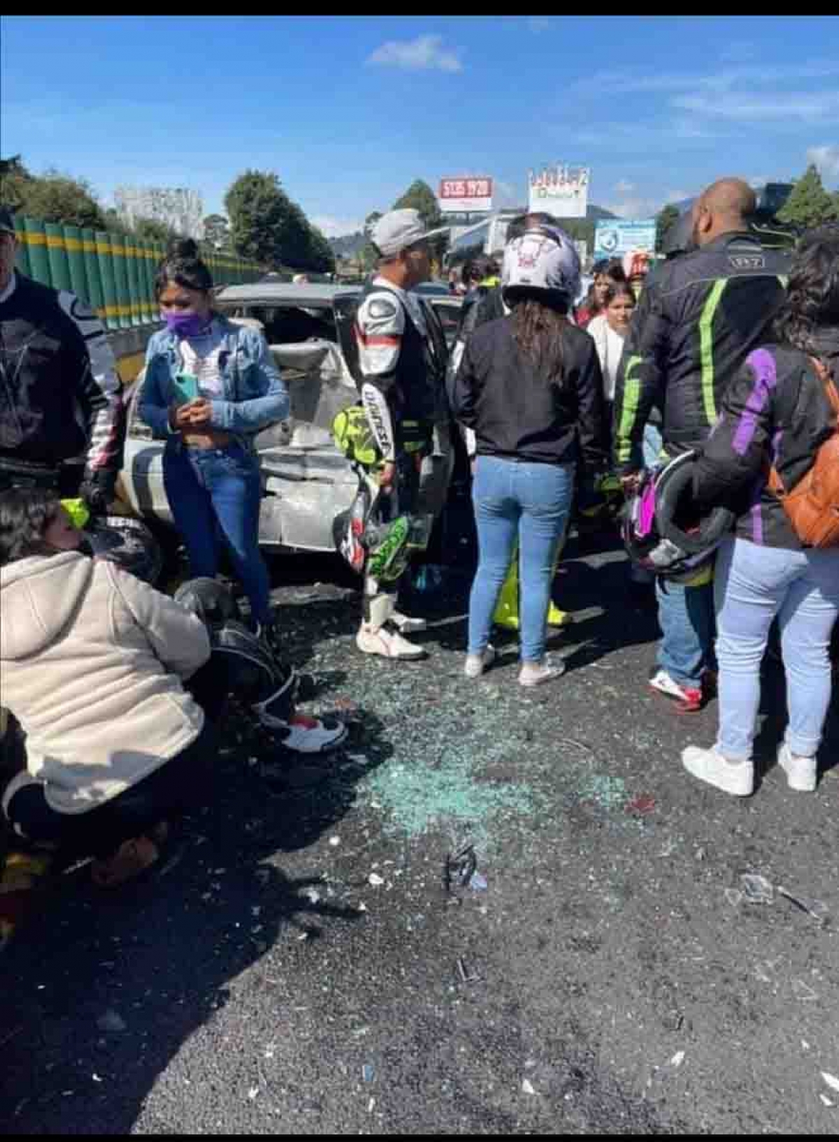 Terrible accidente múltiple