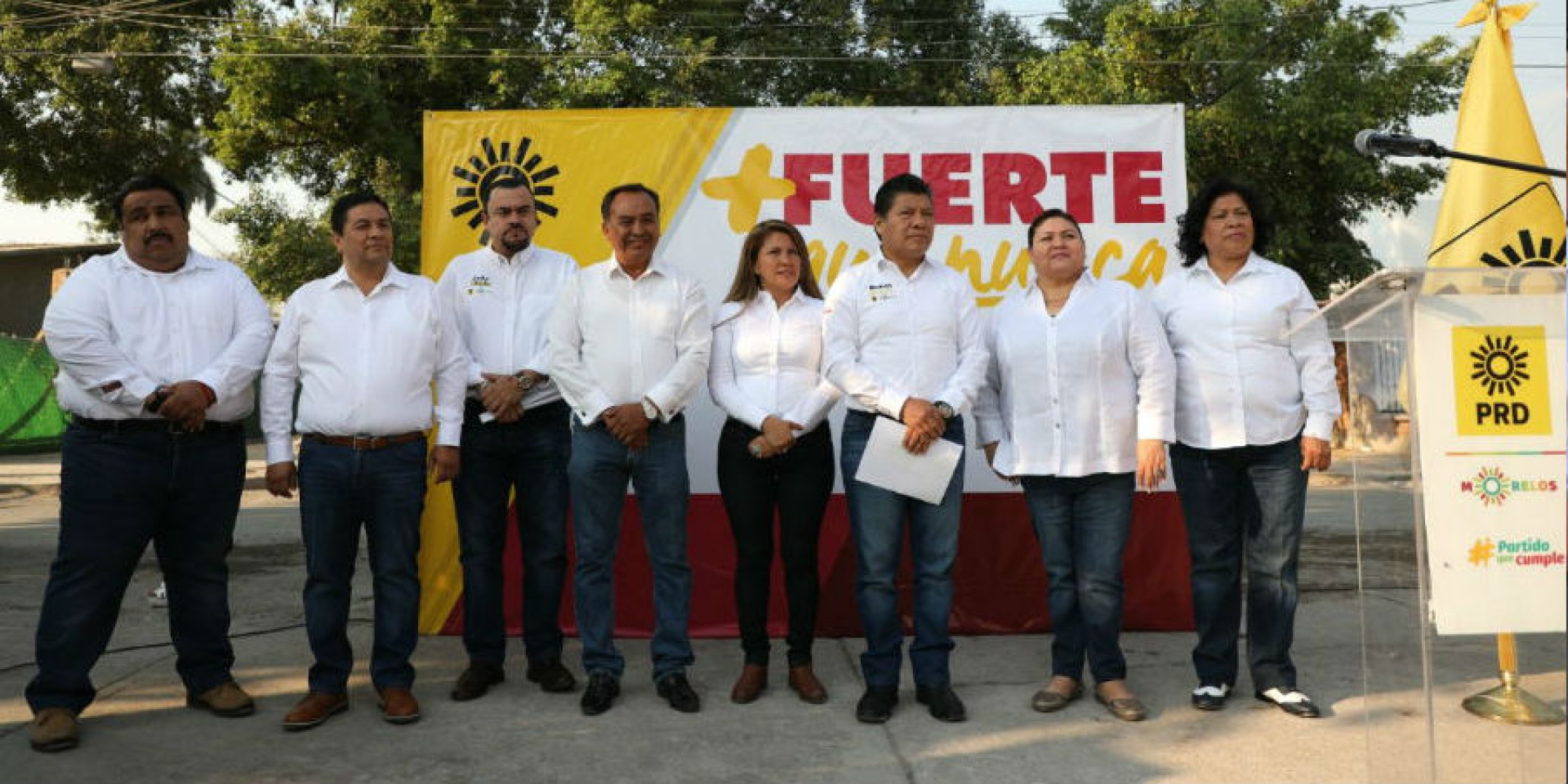 Inician campaña en Jojutla candidatos a diputaciones federales y senadurías por el PRD