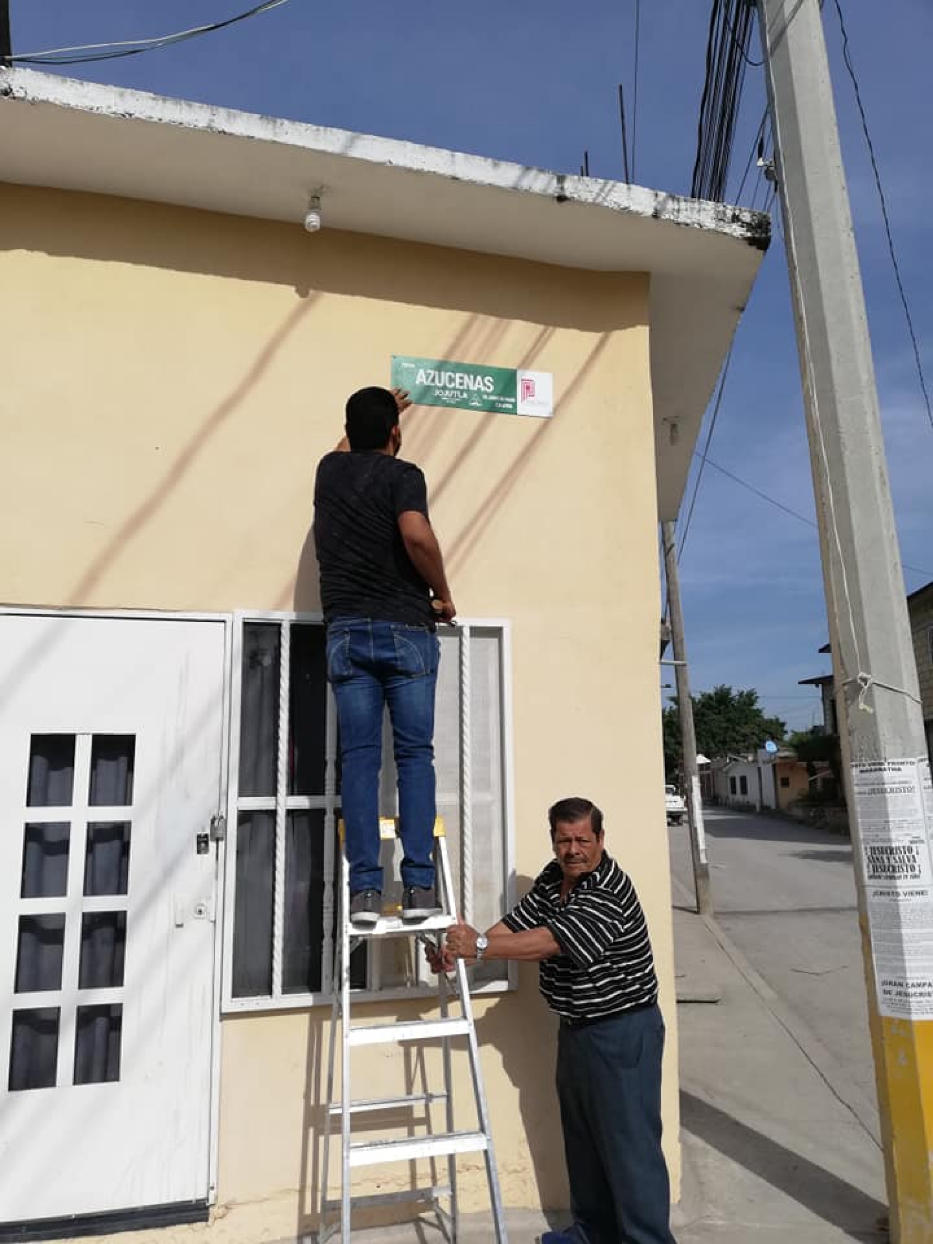 Otra vez aplican programa de nomenclaturas en Jojutla