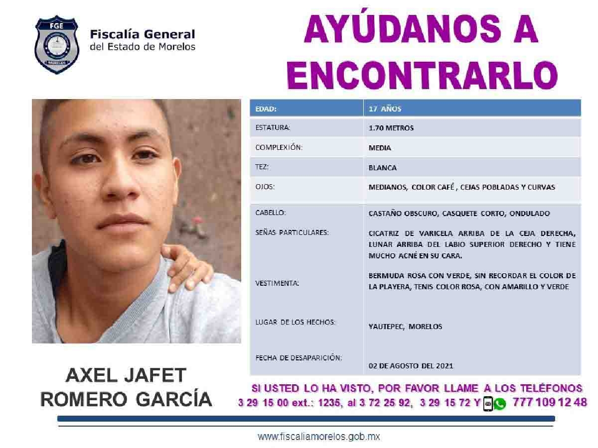 Buscan a adolescente que desapareció hace ocho días