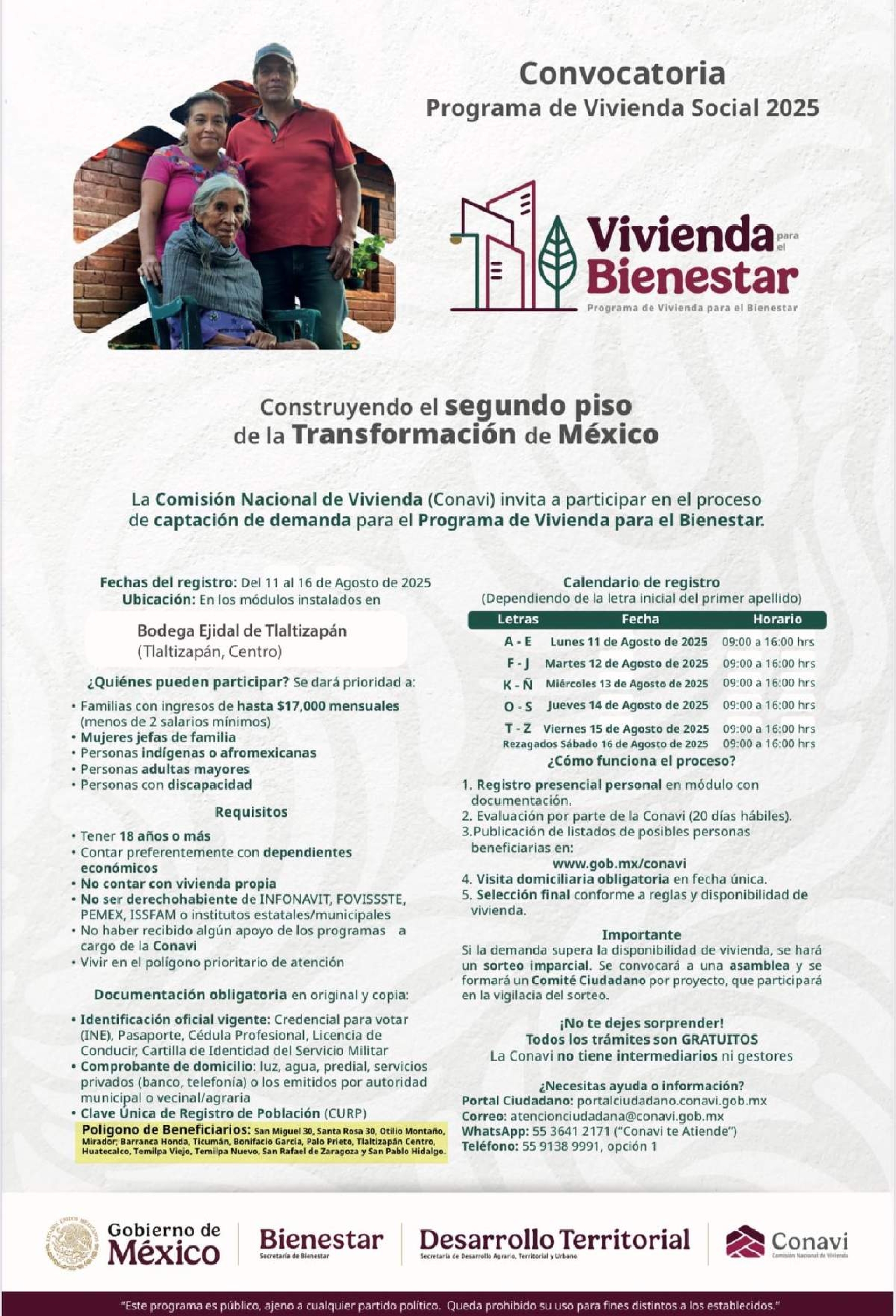 Lanzan convocatoria para viviendas del Bienestar
