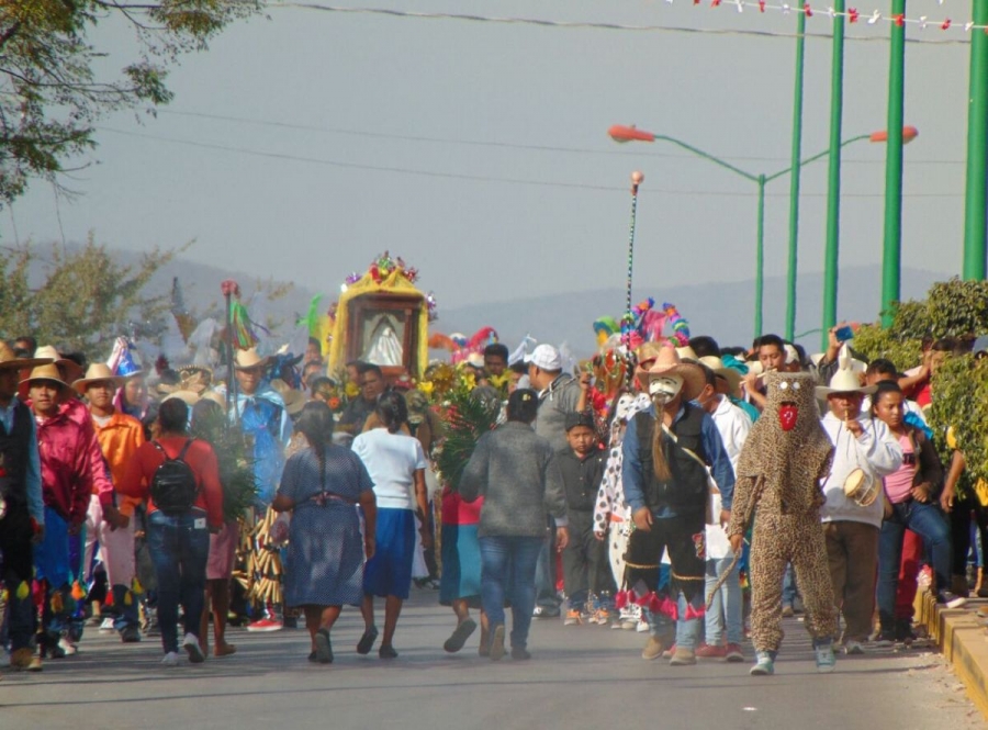 De música y oraciones se llena Coatetelco por la celebración de la Virgen de la Candelaria