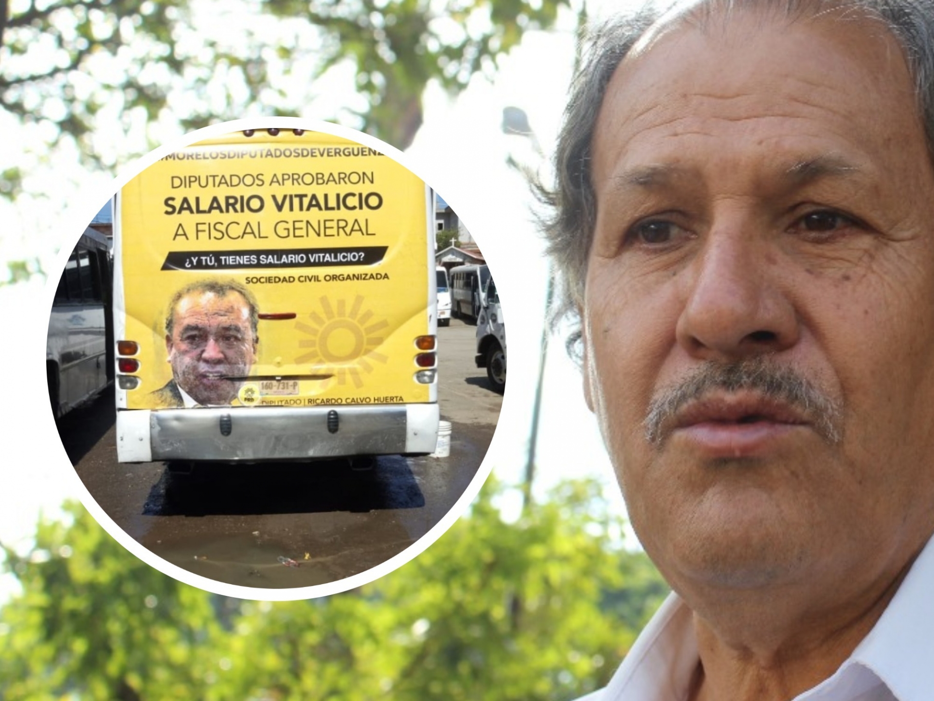 Se queja Dagoberto Rivera de amenazas contra ruteros que portan propaganda contra diputados