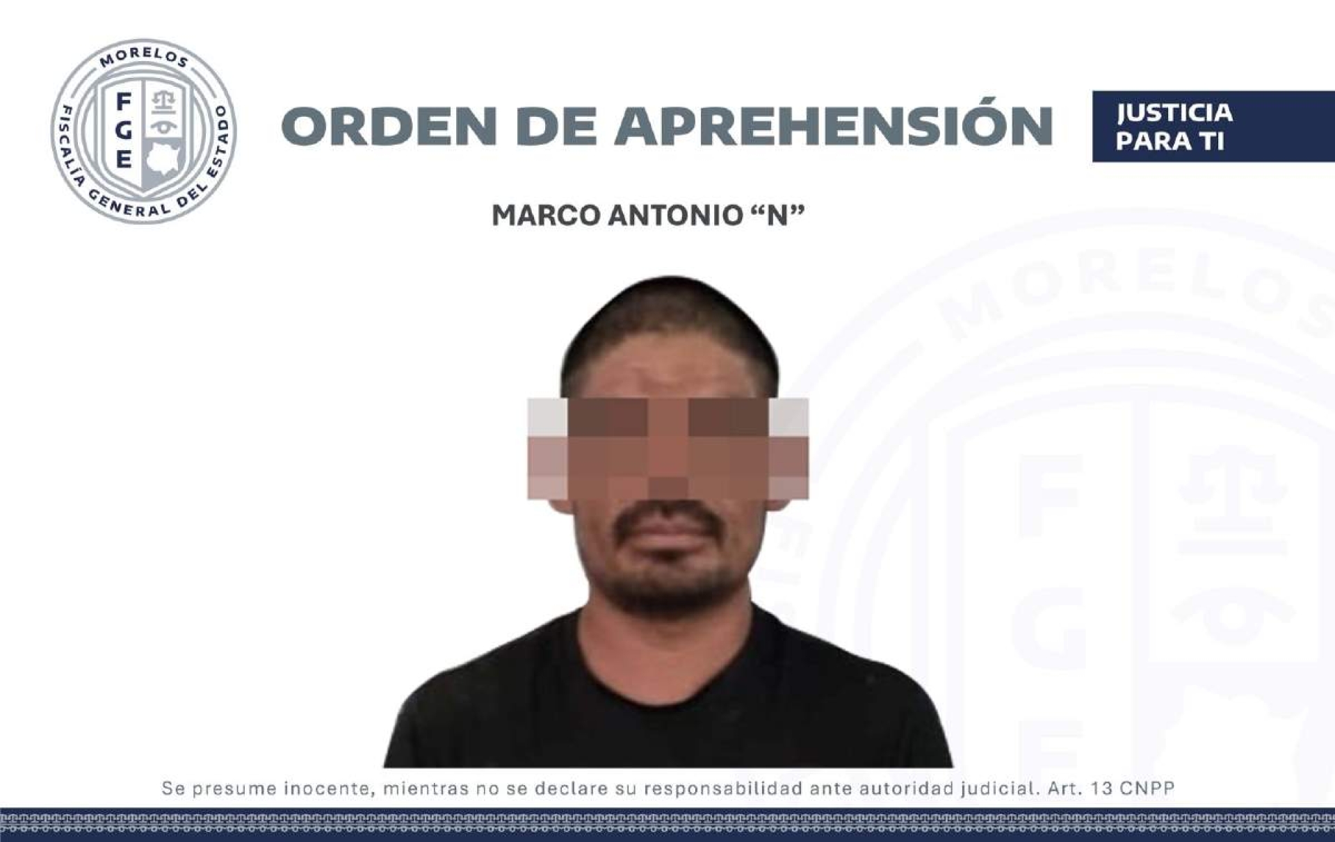 Capturan a individuo acusado de violación