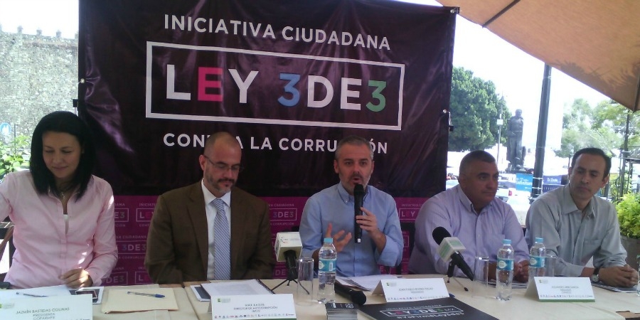 Da a conocer el CCE la iniciativa ciudadana de Ley 3de3