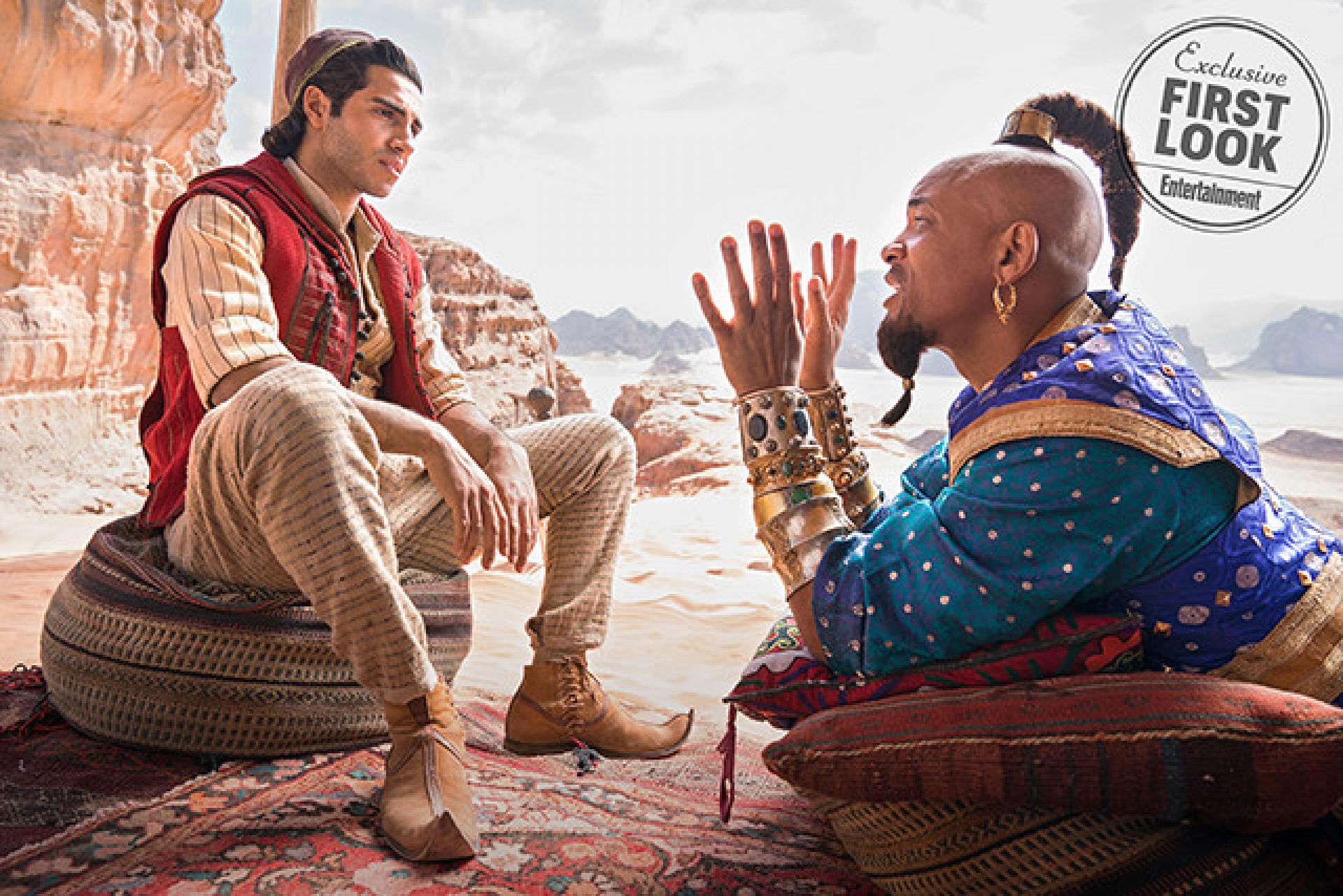 Revelan las primeras imágenes de 'Aladdin'