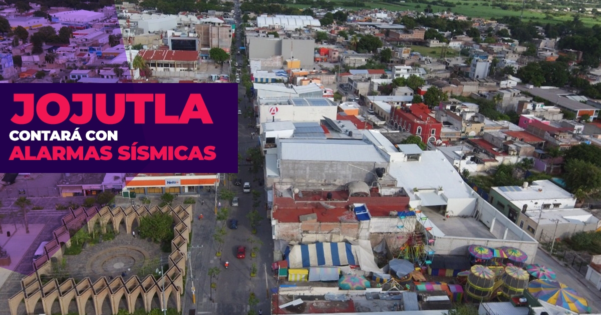 Confirman instalación de alarmas sísmicas en Jojutla