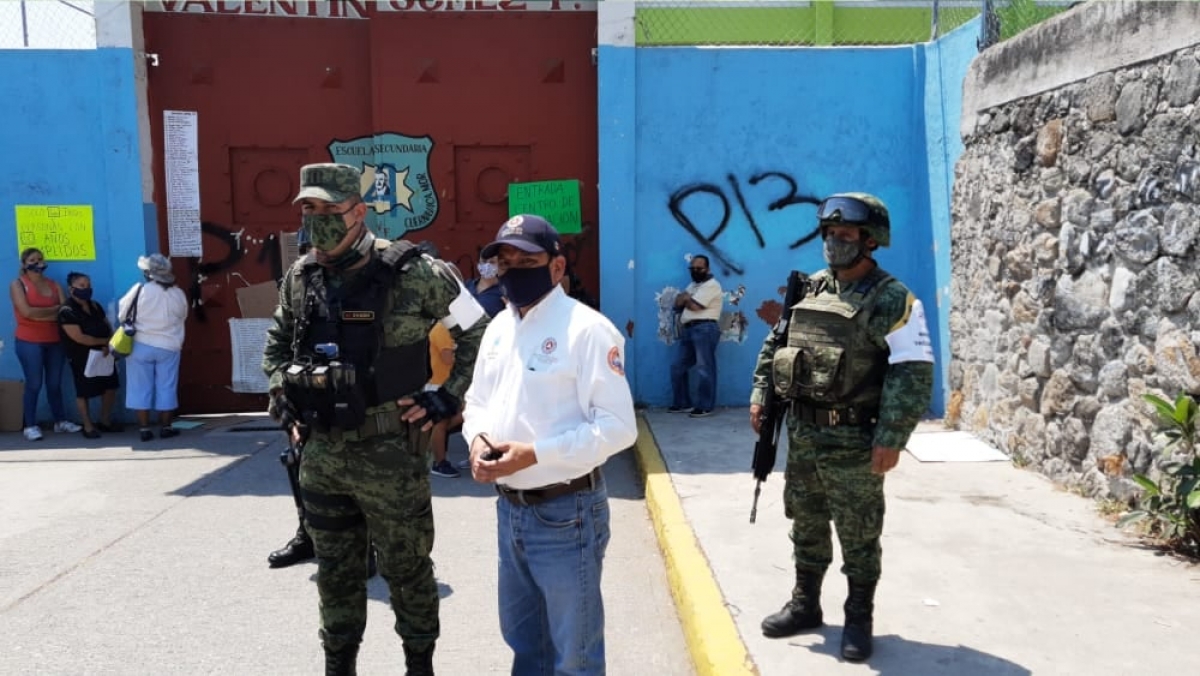 'Convoy, unidos por Morelos' acude a módulo de vacunación anticovid en Chipitlán