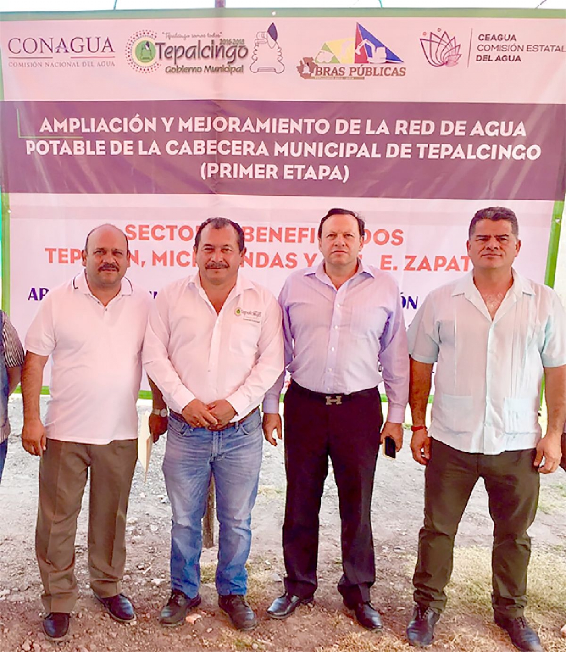 Inicia primera etapa de la ampliación de la red de agua potable de Tepalcingo