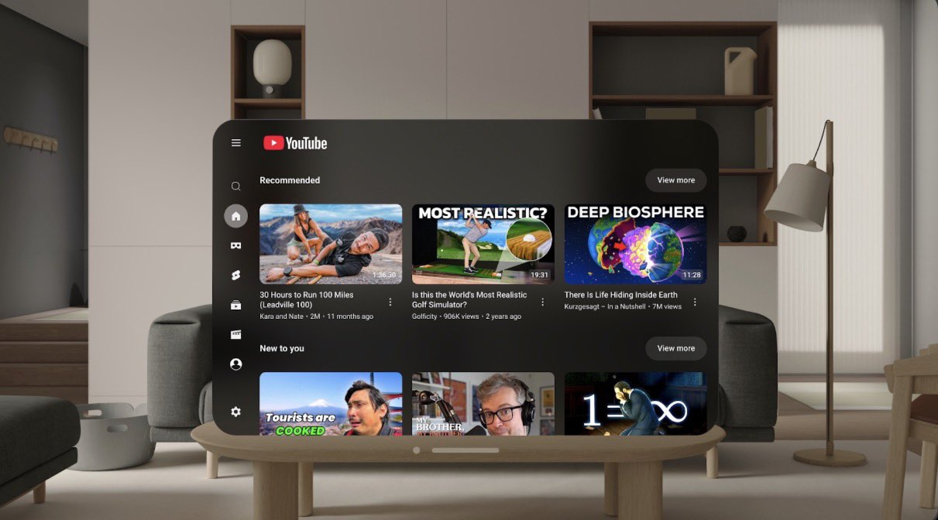 YouTube estrena aplicación para Apple Vision Pro con experiencia inmersiva