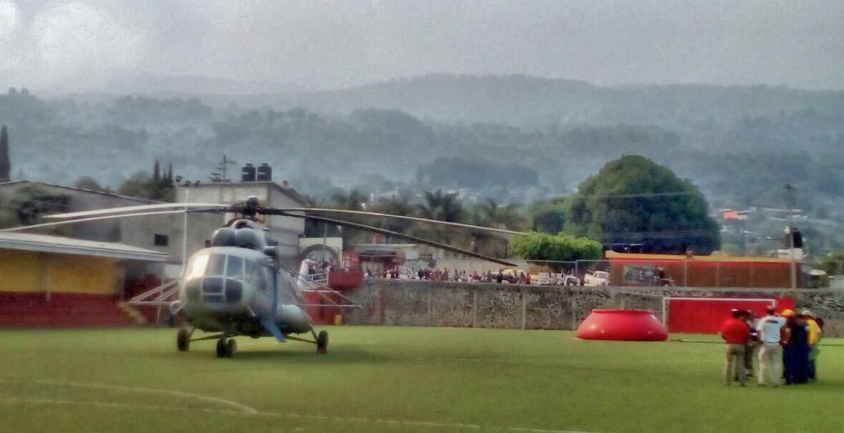Se complica combate a incendio en Tepoztlán