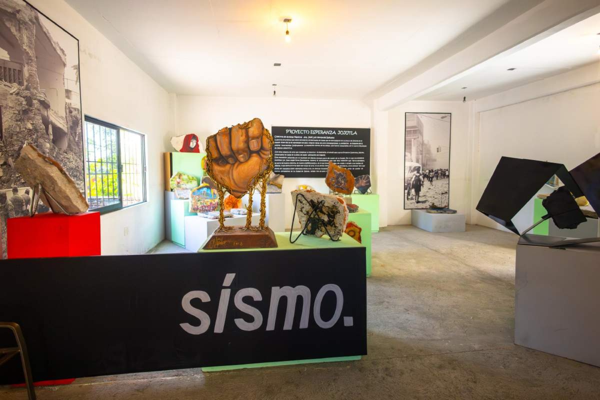 Inauguran exposición 'Monstruo/sismo' en Jojutla