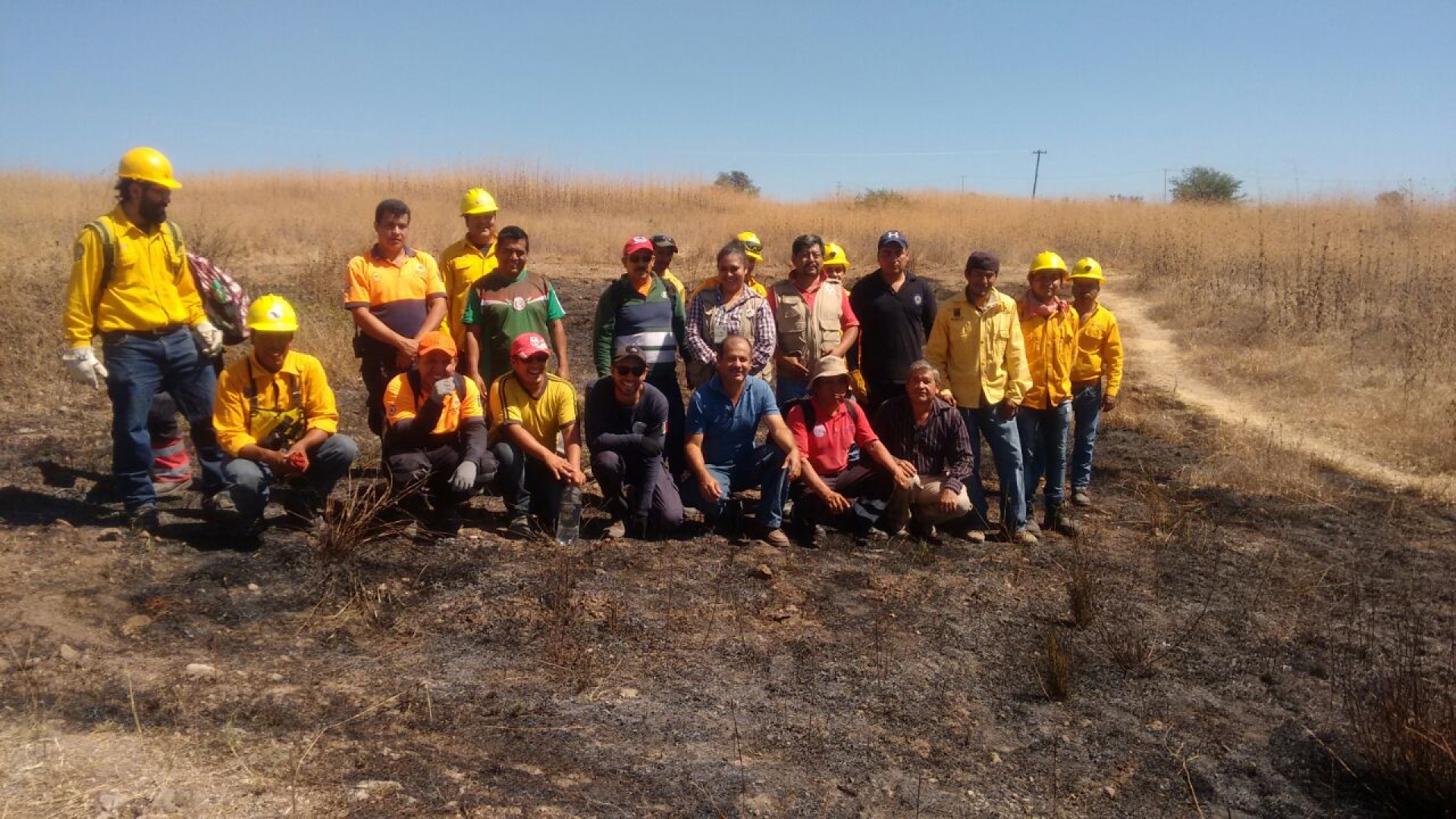 Adiestran a elementos de PC del sur poniente en el combate de incendios forestales