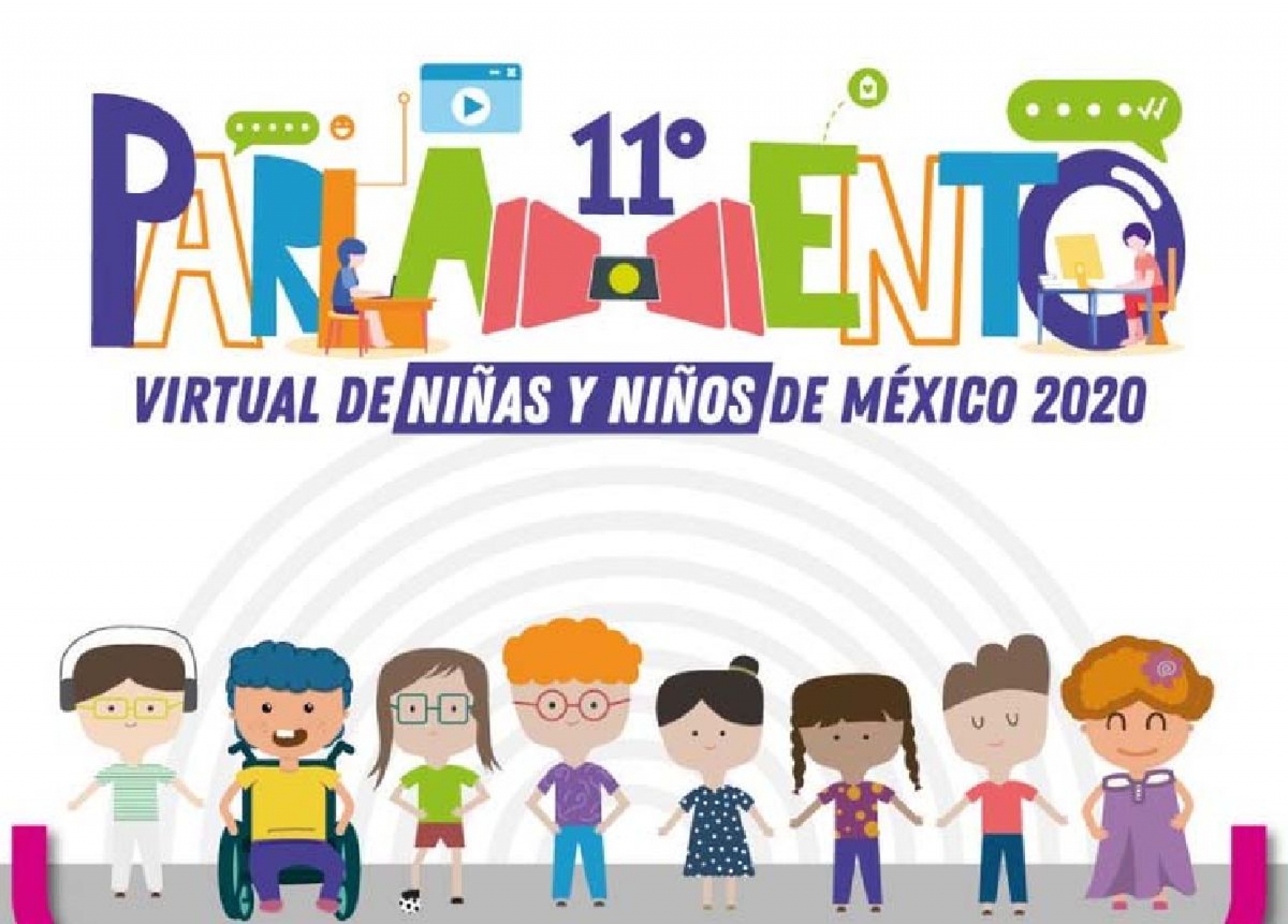 Parlamento de las niñas y los niños concluirá de manera virtual