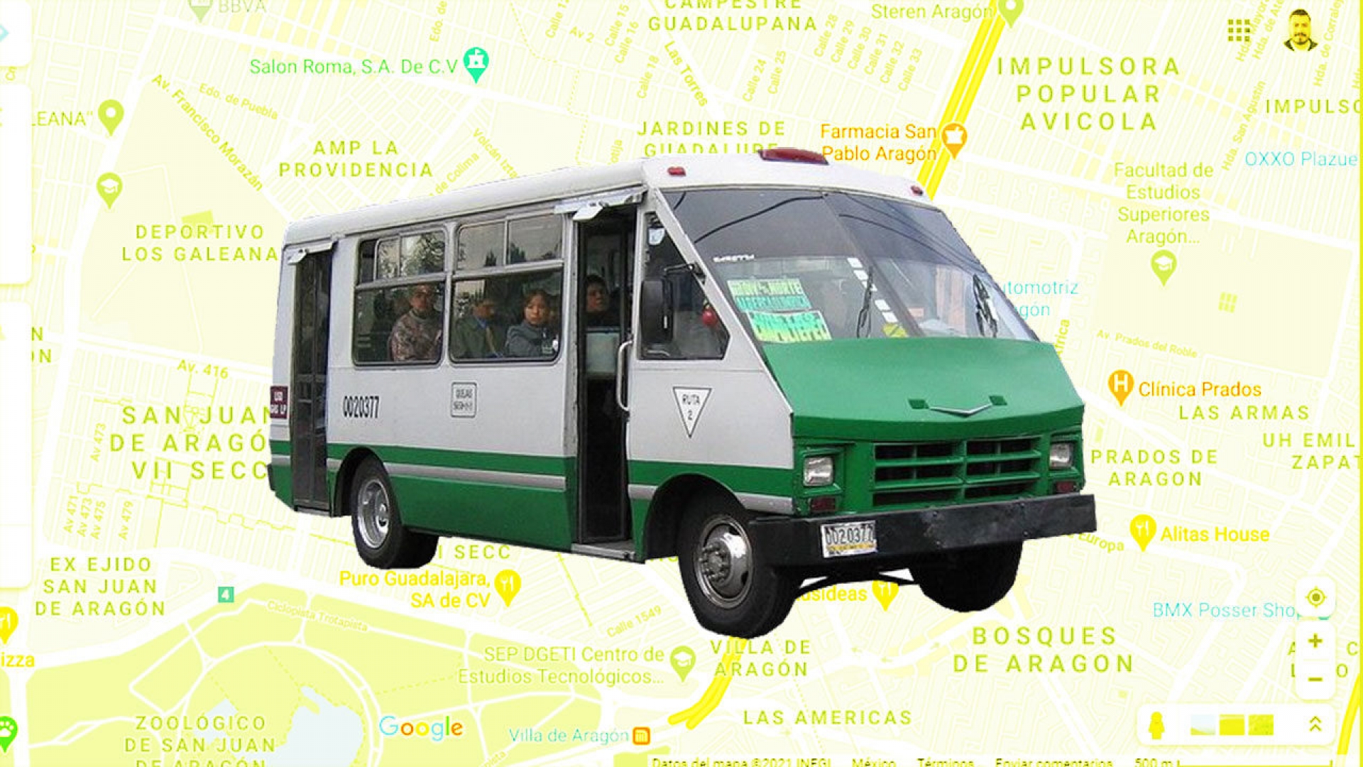 AHORA Google Maps ya muestra rutas de microbuses en CDMX y Edomex