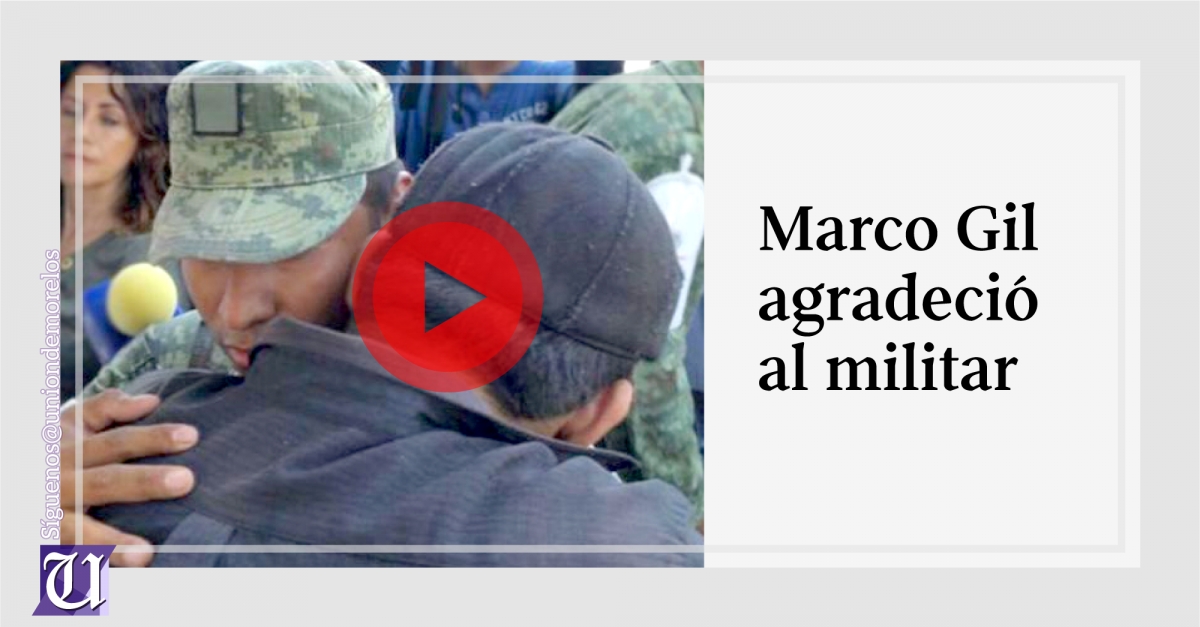 VIDEO: El emotivo reconocimiento de Marco Gil al soldado