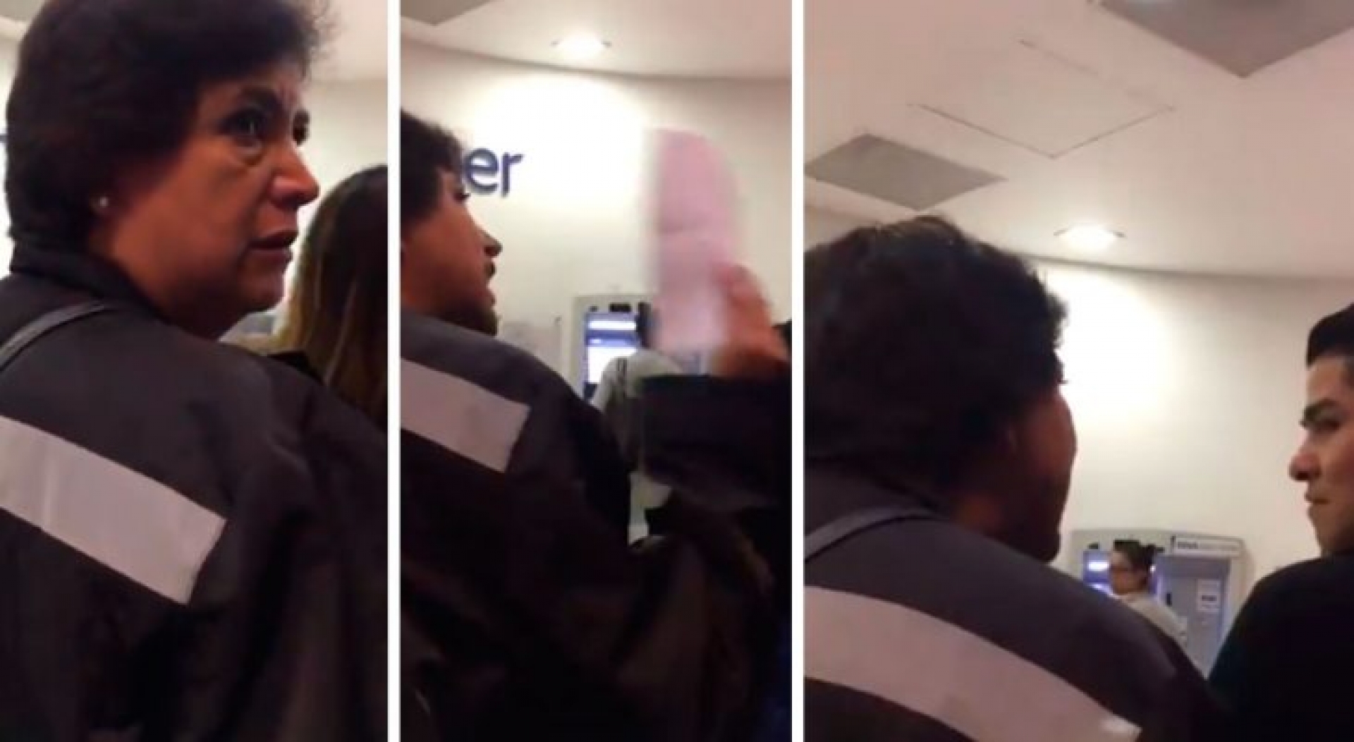 Una mujer no dejó de insultar a un joven en un banco y las redes la bautizaron como #LadyCajero