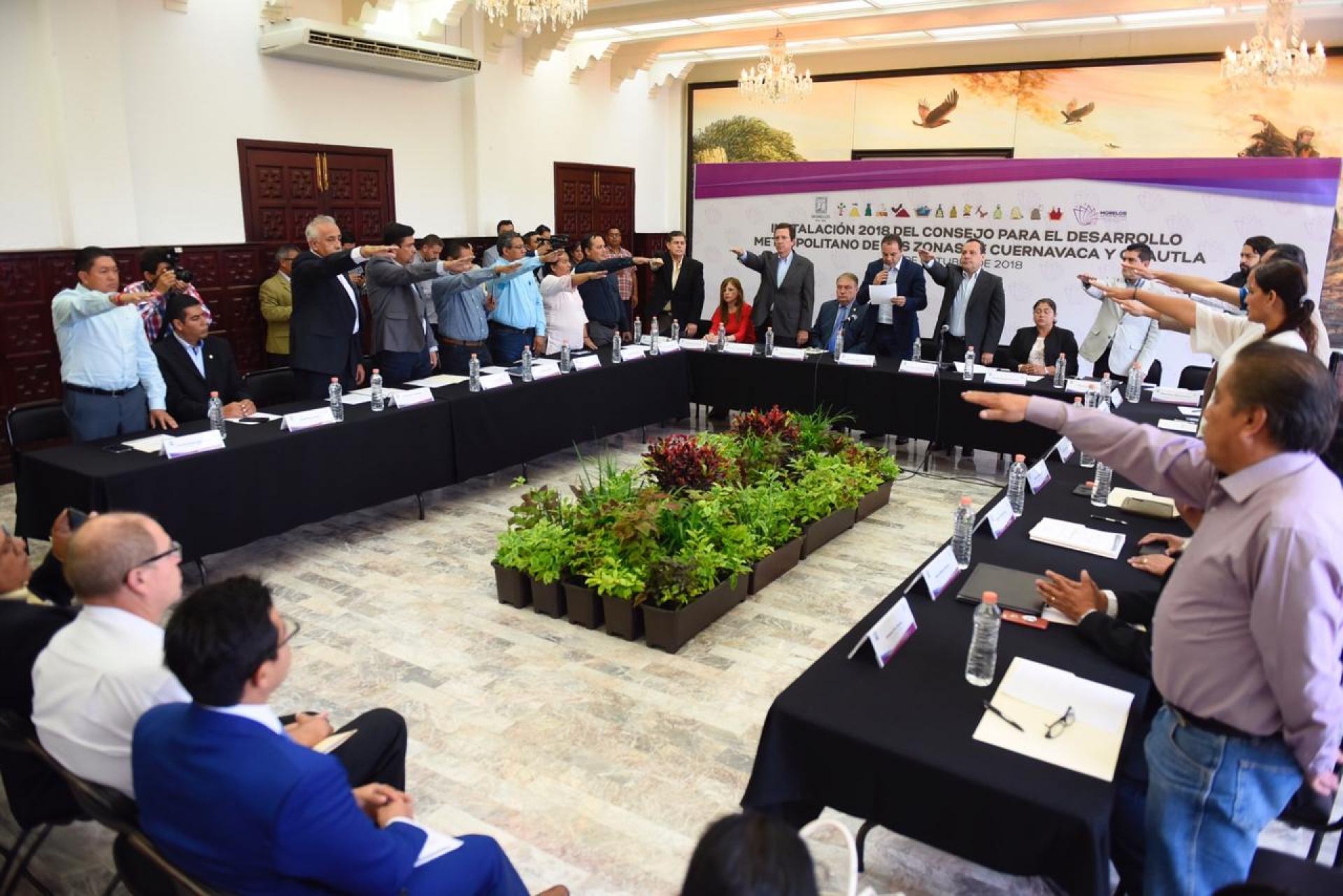 Instalan consejo para el desarrollo metropolitano de Cuernavaca y Cuautla