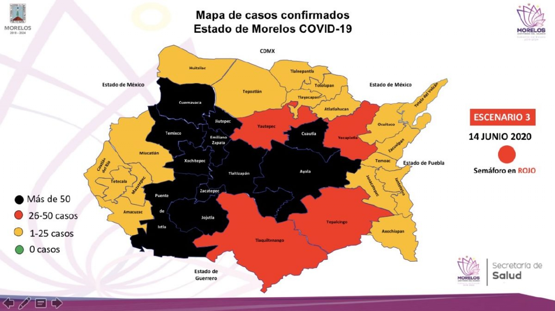 Suman 363 decesos por covid-19 en Morelos