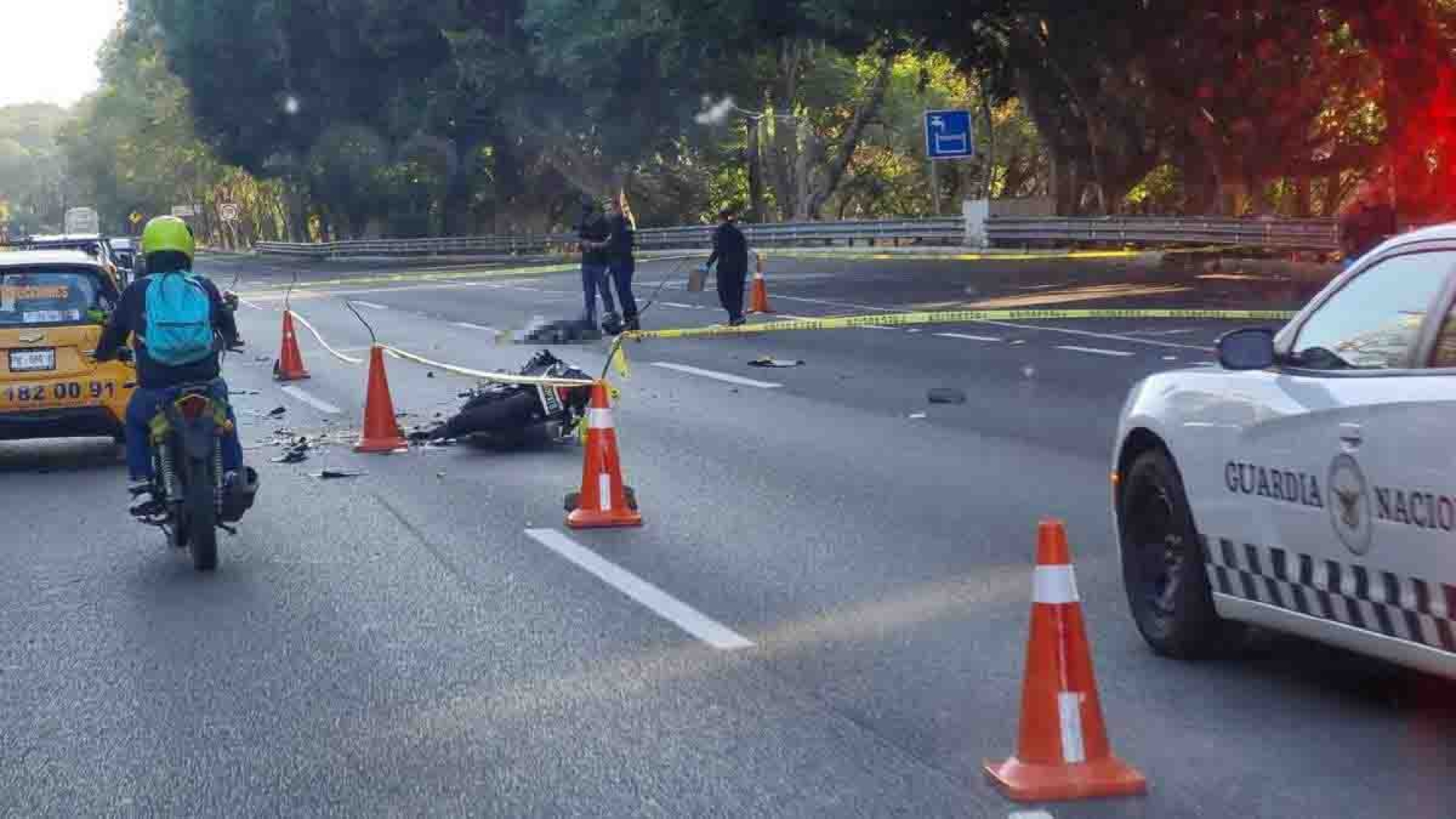 Fallece motociclista en la México-Acapulco